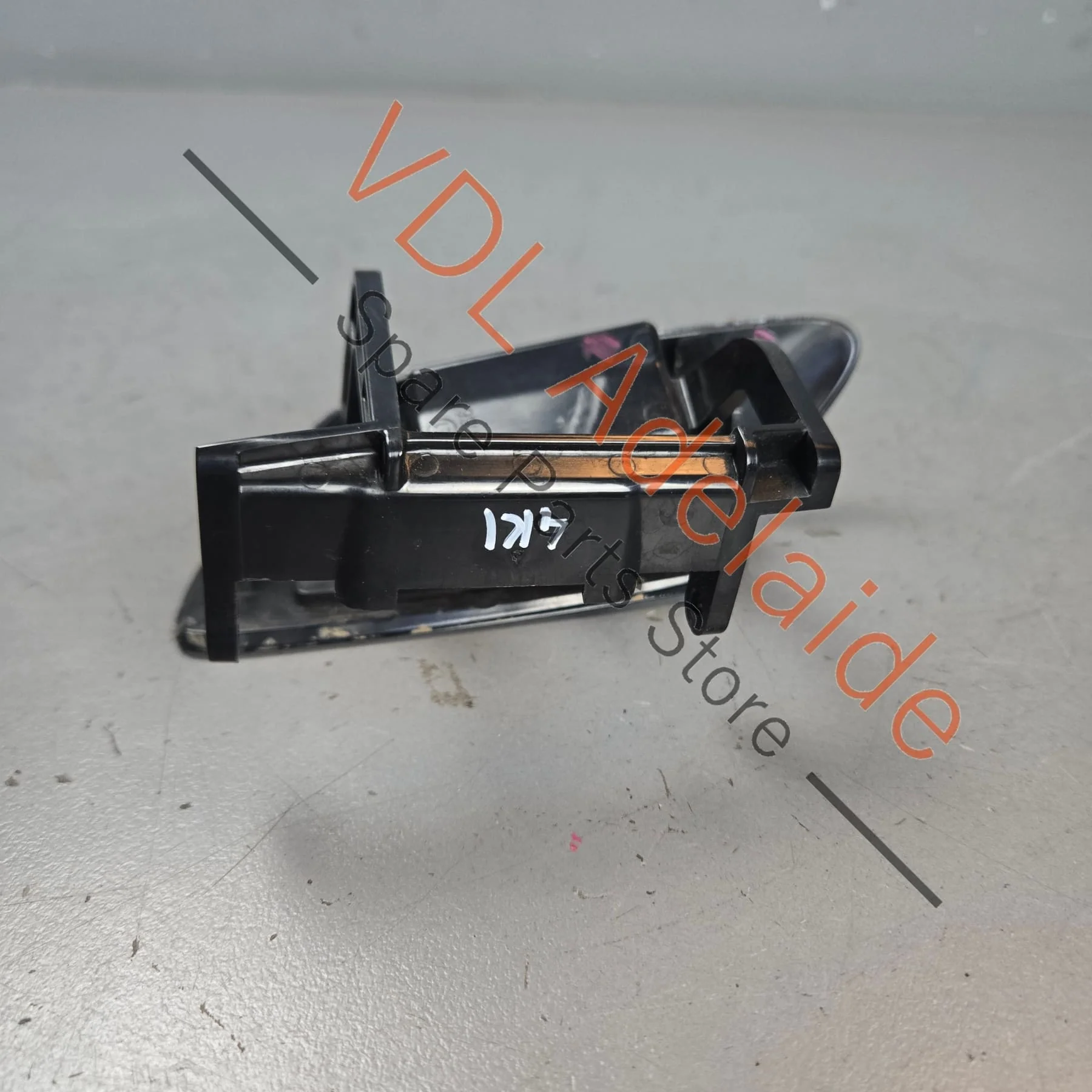 Audi RS7 Front Bumper Right side Headlight Washer Cover Cap Flap 4K8955276B GRU Mythos Black 0E0E 0E / Y9T - Image 4