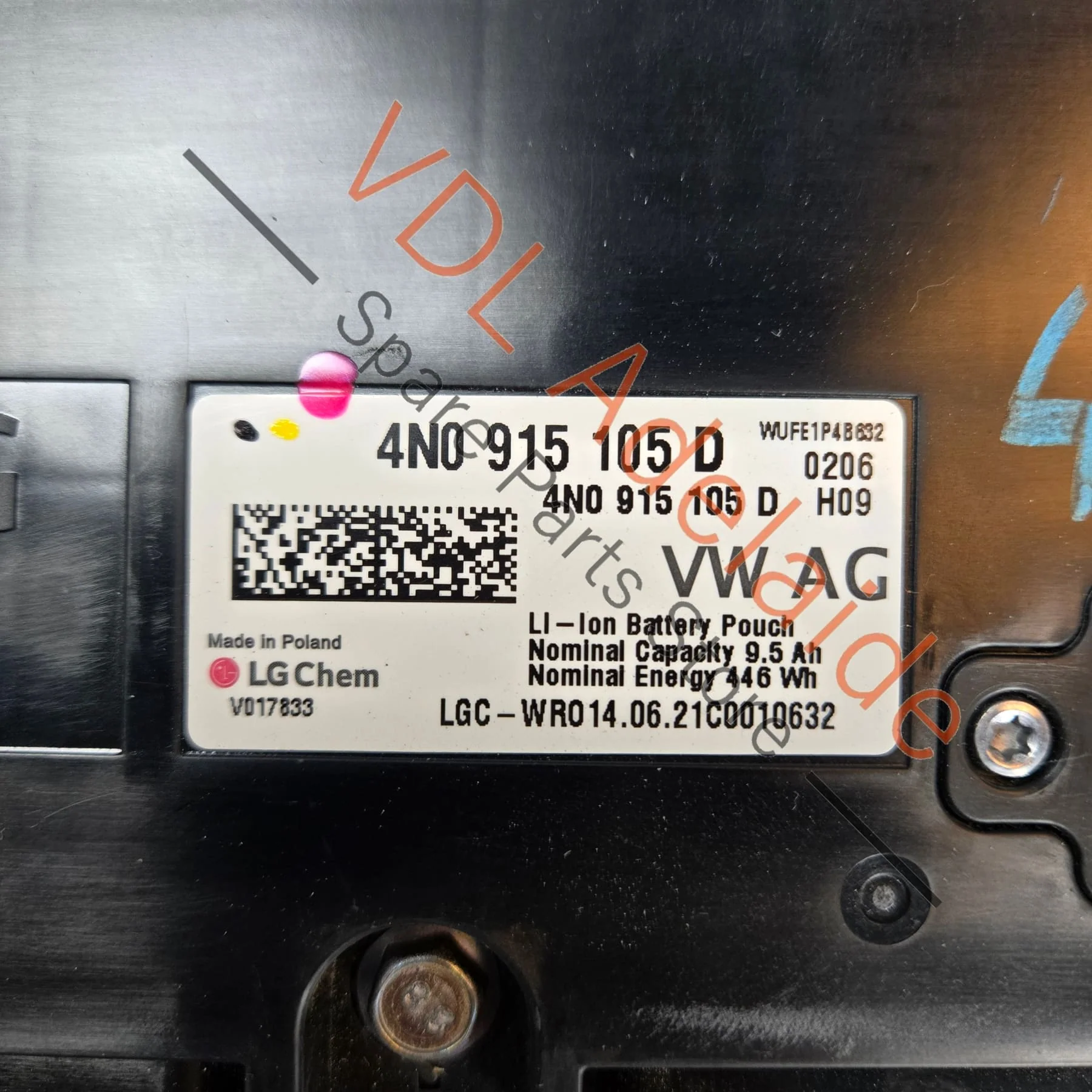 Audi VW Porsche 48V Lithuium Battery for MHEV 4N0915105D / 4N0915105F Tested & Healthy - Image 9