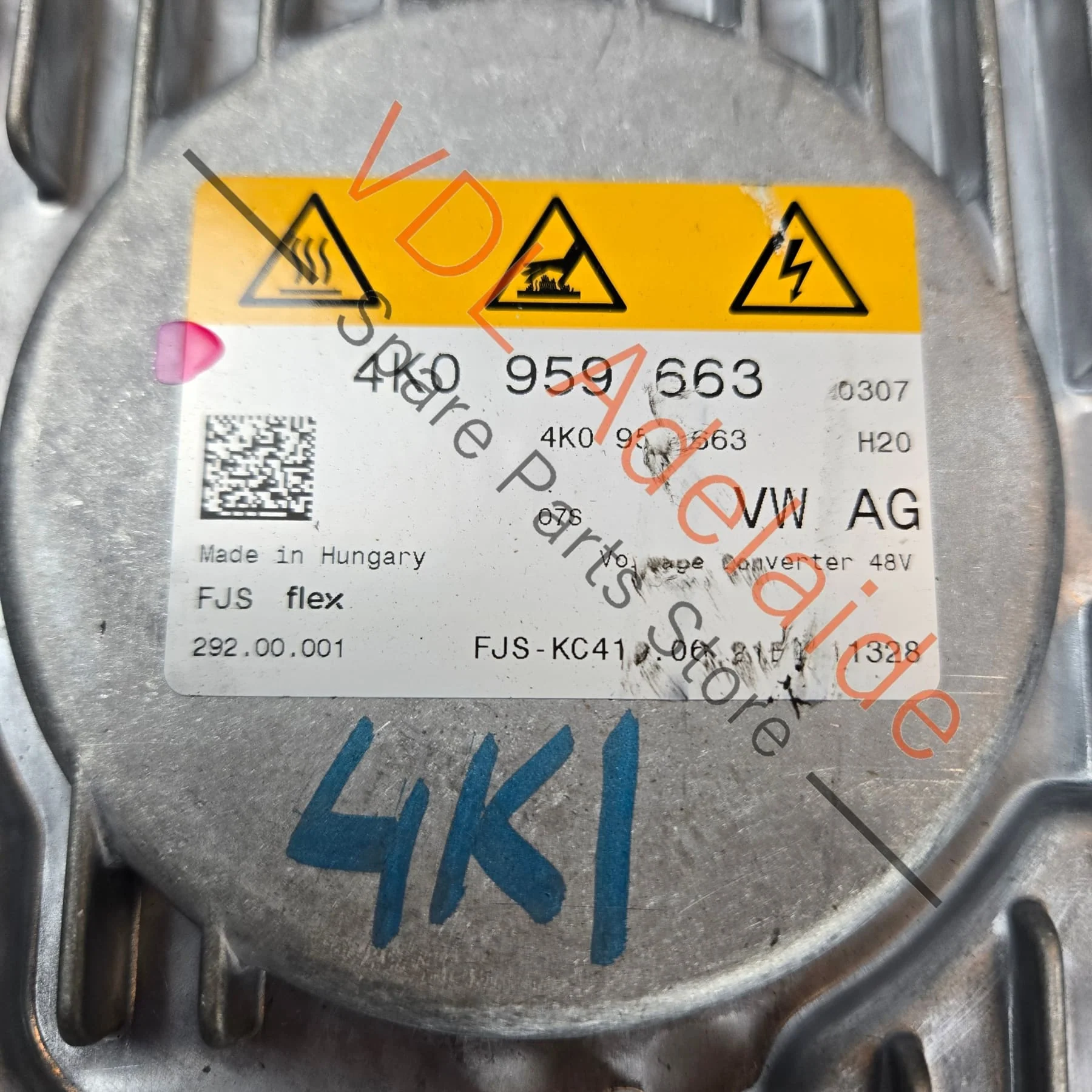 Audi 48V AC / DC Voltage Converter Transformer Module 4K0959663 - Image 2
