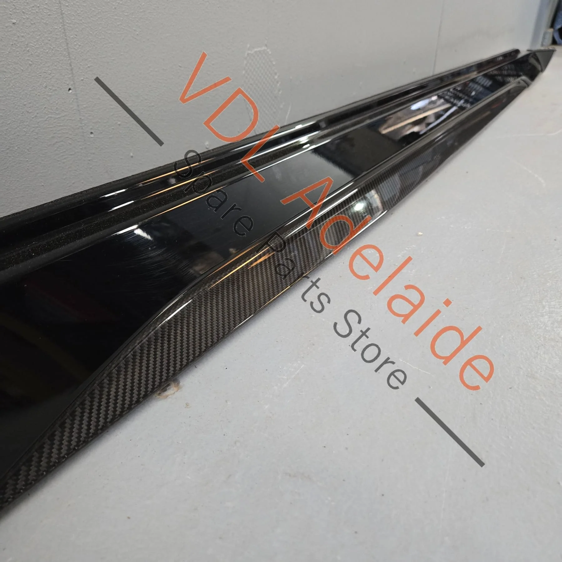 Audi RS6 RS7 C8 2021 2022 Right Side Sideskirt Rocker Panel Trim with Carbon Sideblade 4K8853860B 4K8854868B - Image 4