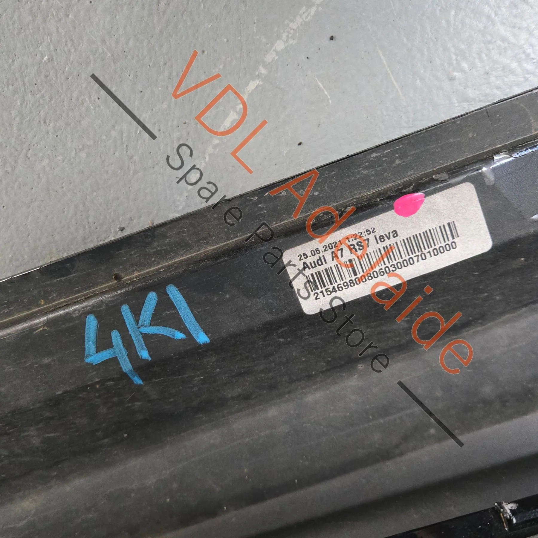 Audi RS6 RS7 C8 2021 2022 Left Side Sideskirt Rocker Panel Trim 4K8853859B - Image 16