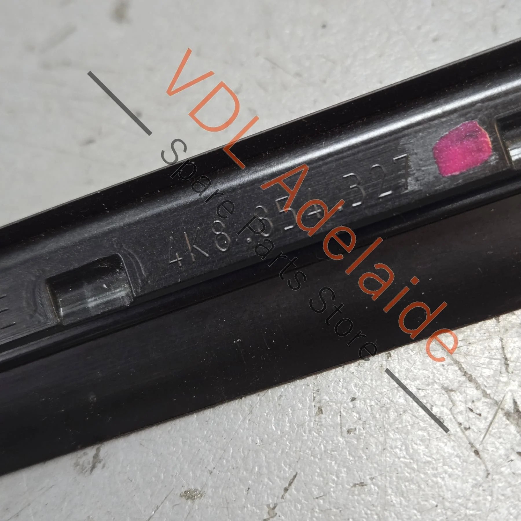 Audi A7 S7 RS7 Front Windscreen Left Water Deflector Strip Rubber Seal 4K8854327 - Image 5