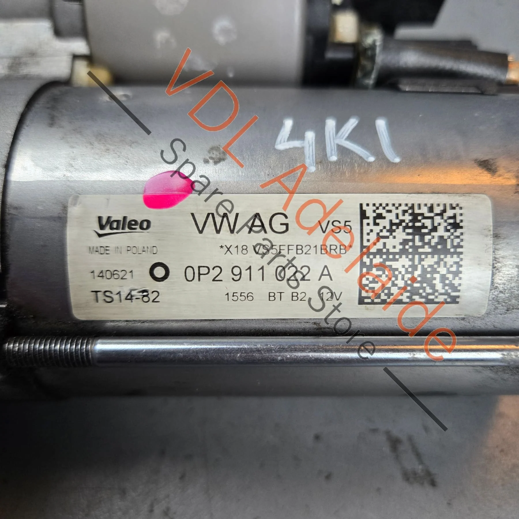 Audi Q7 Q8 S6 RS6 RS7 Starter Motor Suit 4.0 V8 Petrol 0P2911022A - Image 2