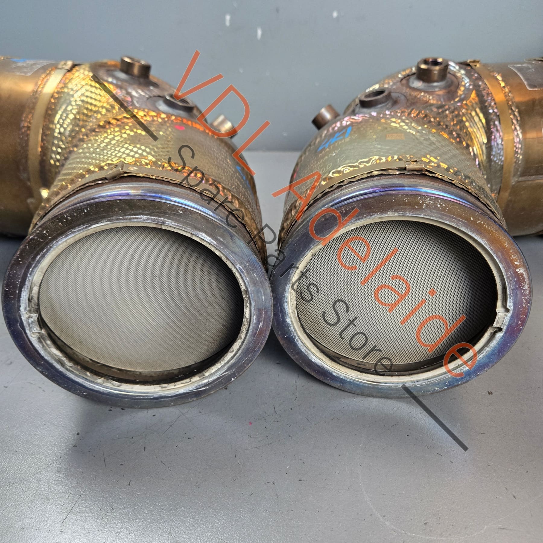 Audi Genuine Stock OEM RS6 RS7 Particulate Filter Set Left & Right 4N0254800K 4N0254850C - Image 3