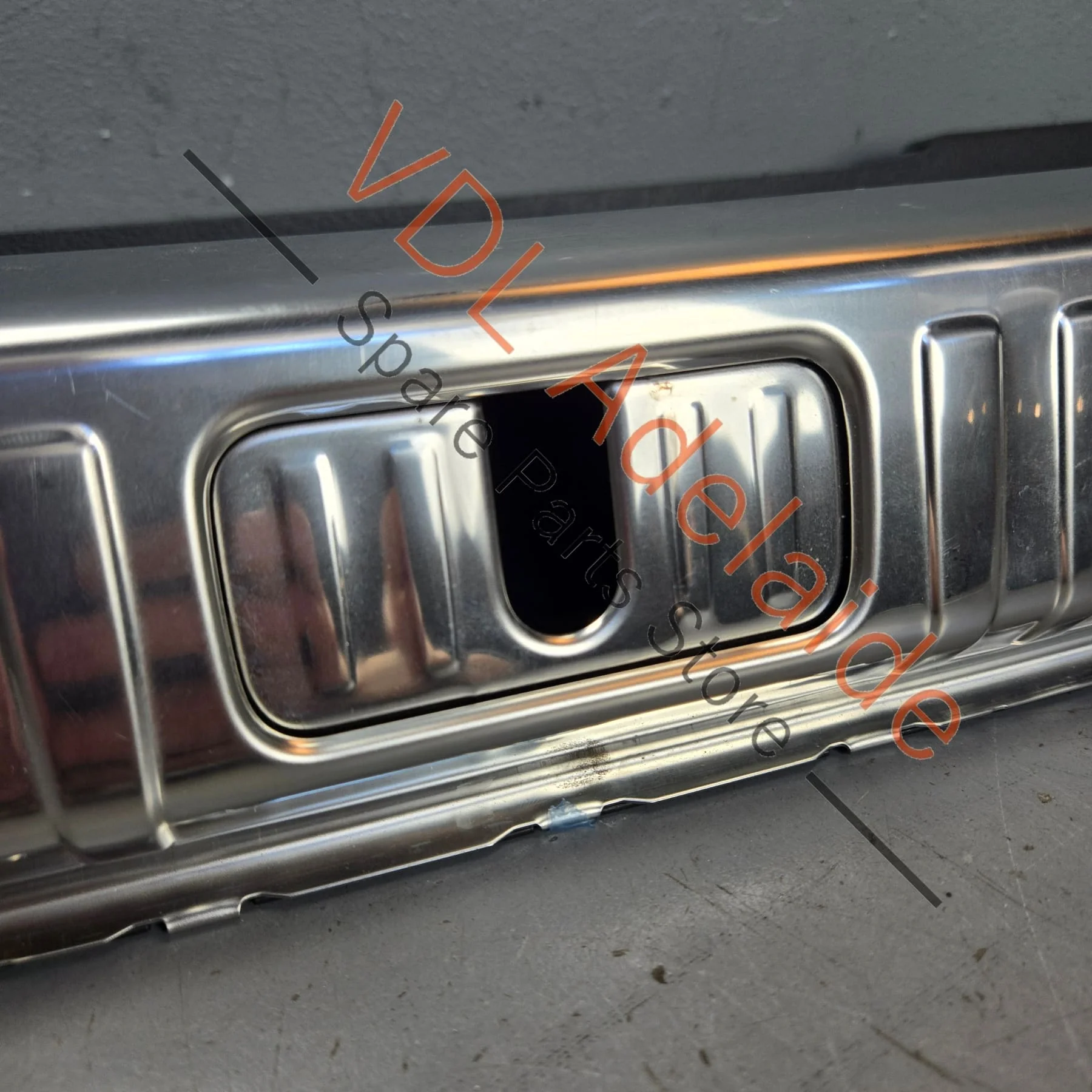 Audi A7 S7 RS7 Tailgate Boot Load Edge Strip Chrome Stainless Interior Trim 4K8863471 - Image 3