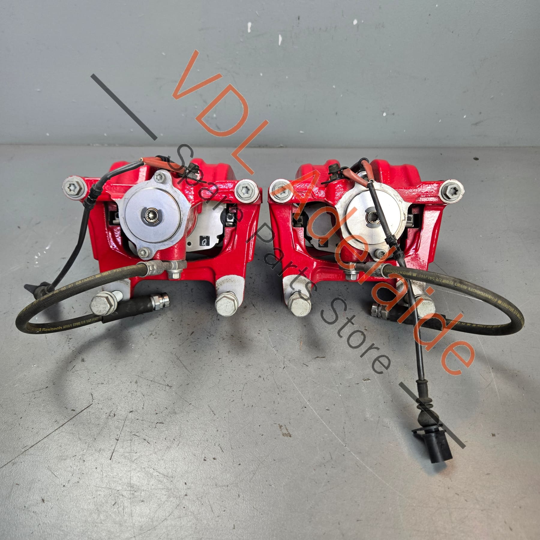 Audi RS6 RS7 Rear Carbon Ceramic Brake Caliper Set Left & Right 4M8615403A - Image 5