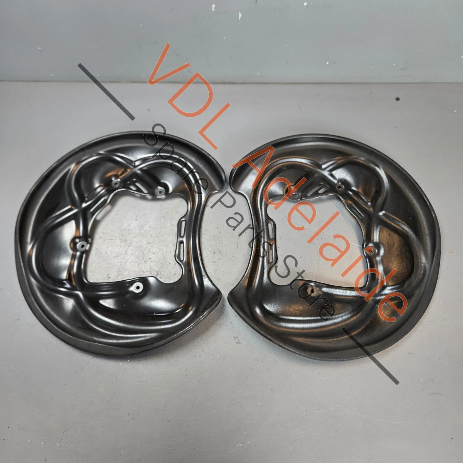 Audi RS7 Rear Brake Disc Cover Guard Set for Carbon Ceramic Rotor 4M0615611B 4M0615612B - Image 4