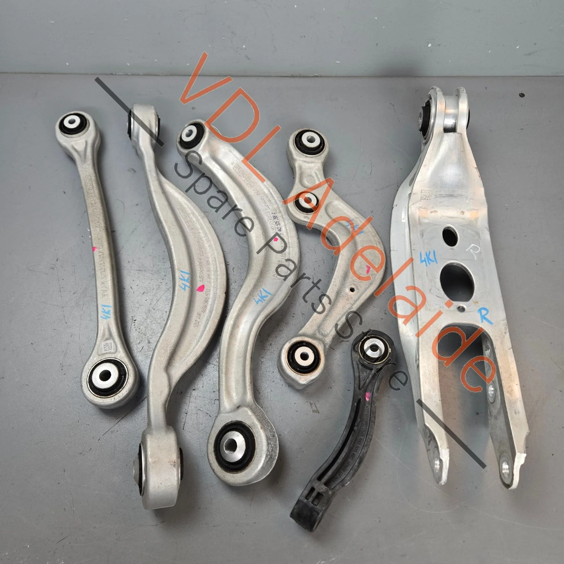 Audi RS6 RS7 Rear Right Suspension Arm Wishbone Set 4M0505292F 4M0505323G 80A505311B 4M0501529L 4K0505398A
