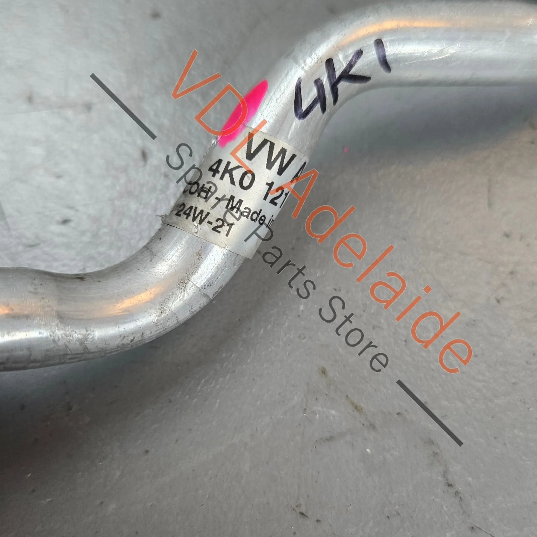 Audi RS6 RS7 Alternator Coolant Pipe Hose 4K0121661 - Image 3