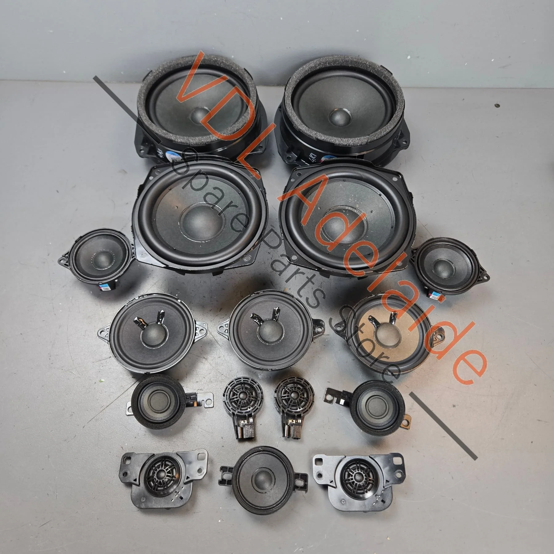 Audi RS7 16 Speaker Set Bang Olufsen 4K0035297 4K9035411A 4M0035454B 4K8035416