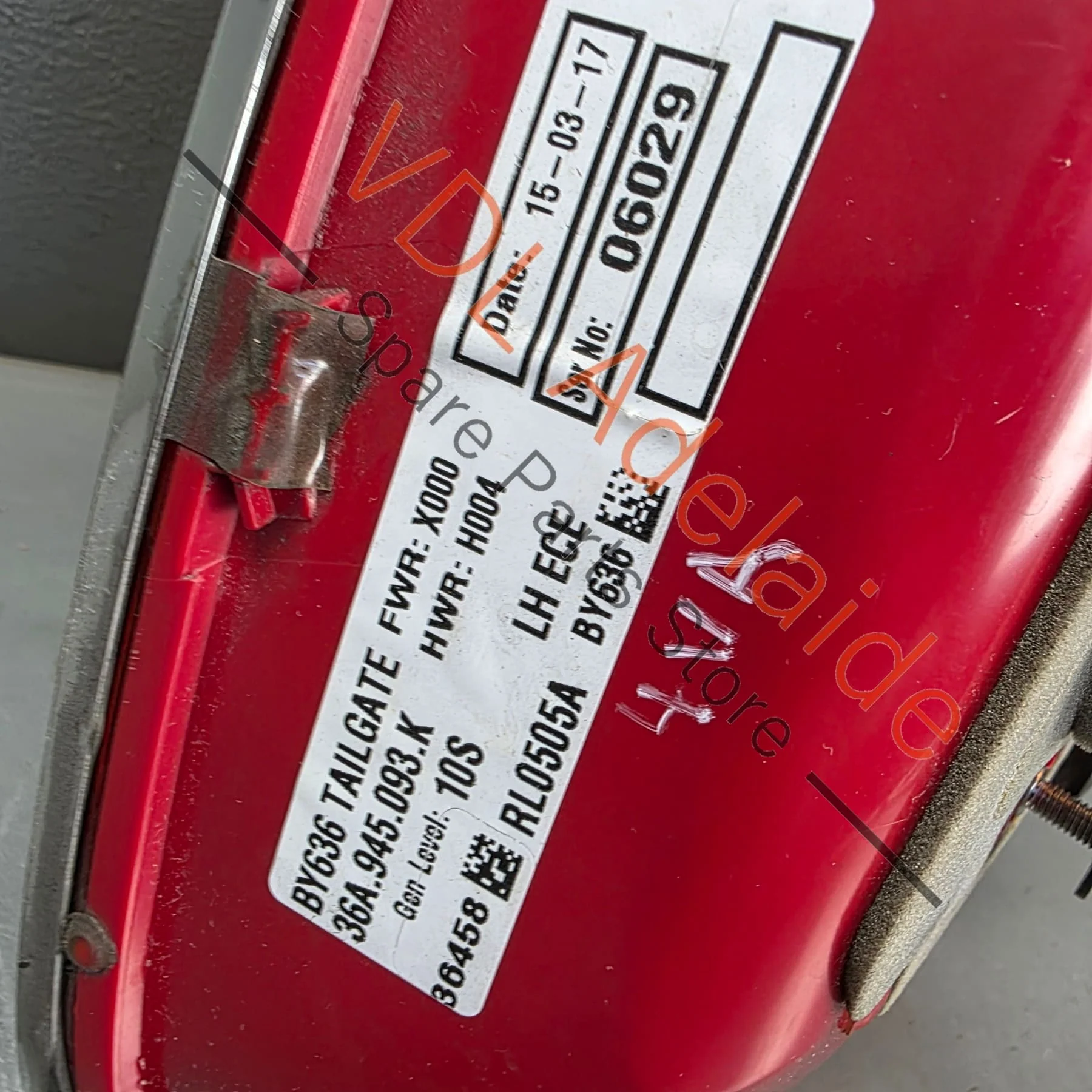 Bentley Bentayga Rear LED Tail Lamp Light Left Inner 36A945093K / 36A945093P - Image 6