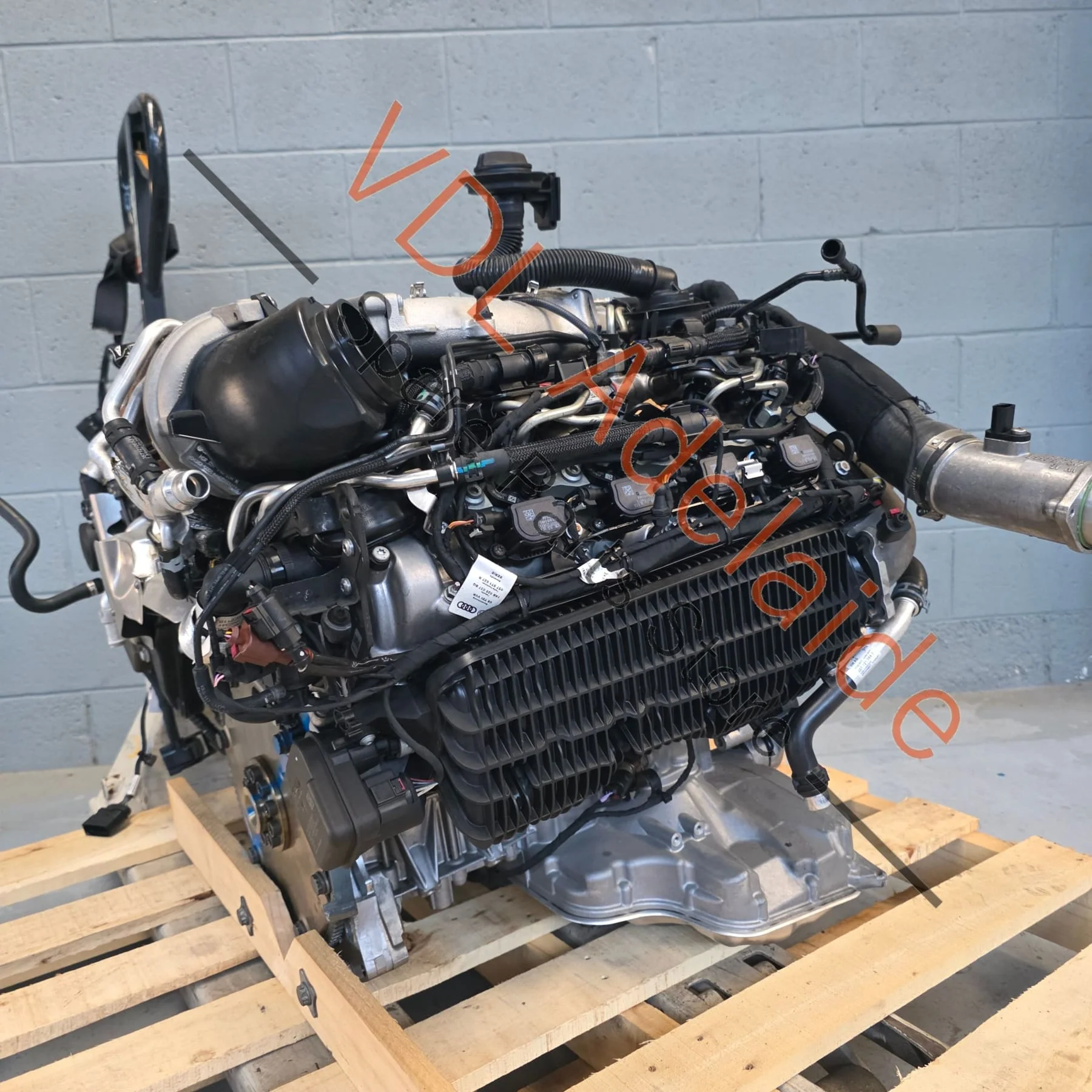 Bentley Bentayga Audi SQ7 4.0 V8 Engine CZAC 320kw Twin Turbo Complete Long Drop out Motor - Image 12