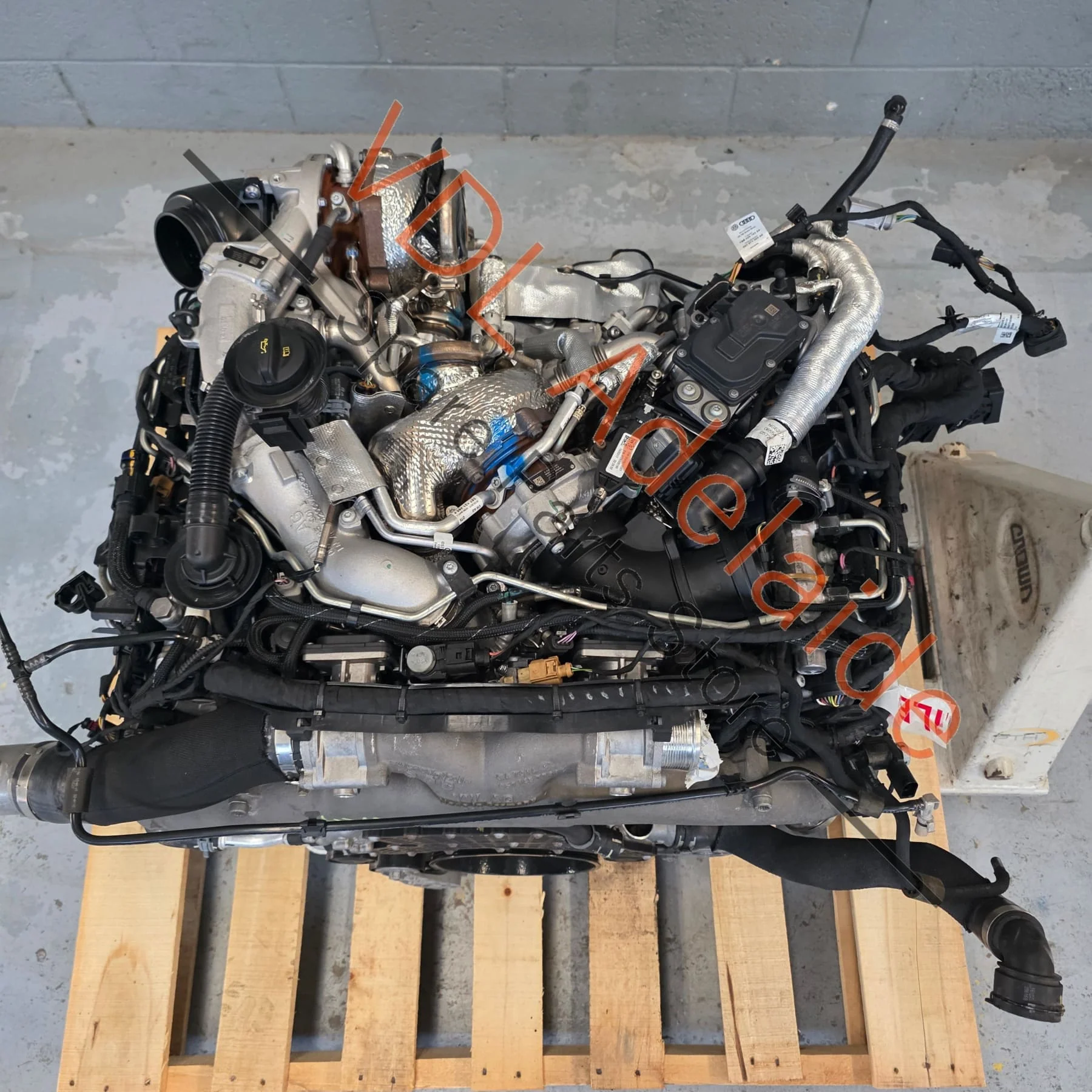 Bentley Bentayga Audi SQ7 4.0 V8 Engine CZAC 320kw Twin Turbo Complete Long Drop out Motor - Image 3