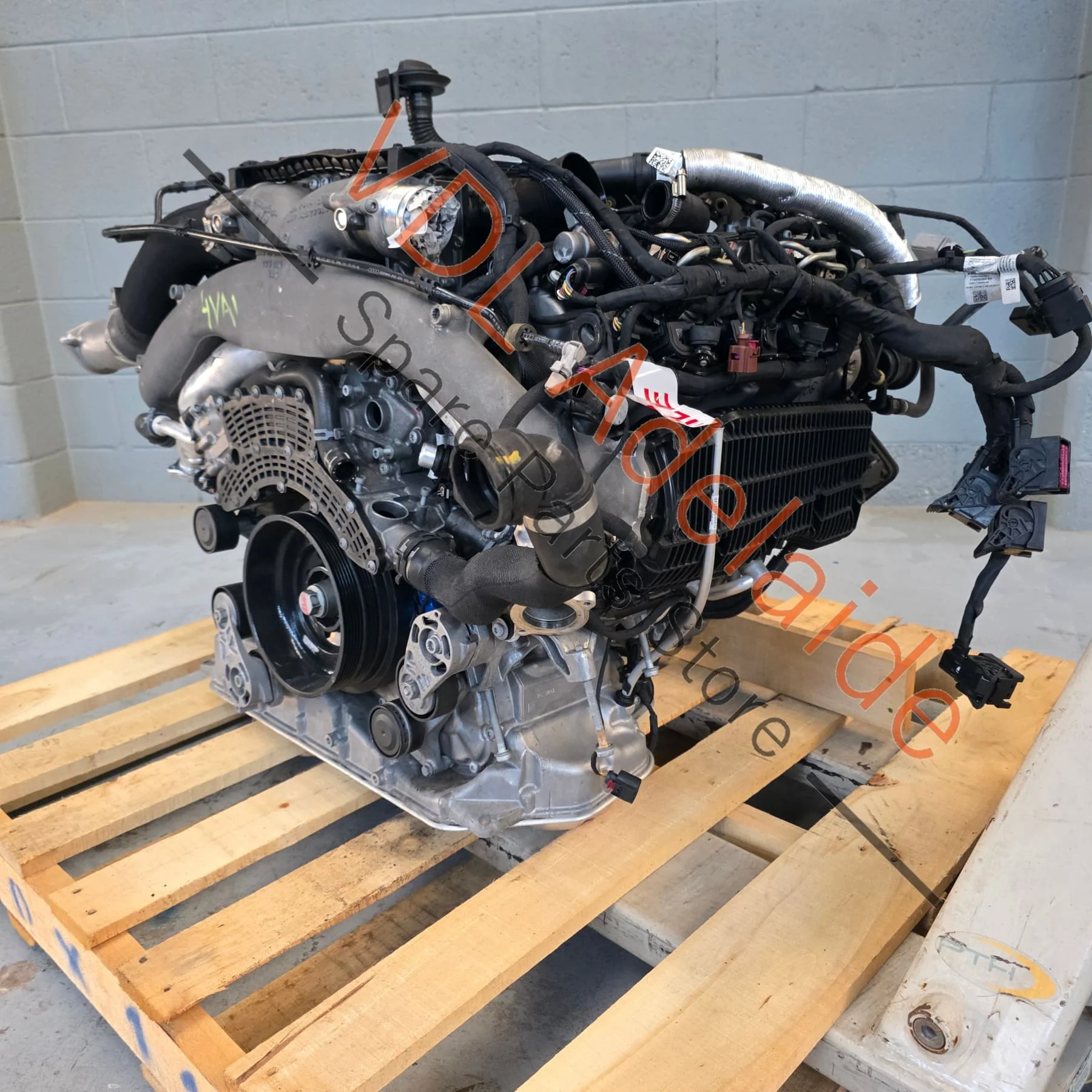 Bentley Bentayga Audi SQ7 4.0 V8 Engine CZAC 320kw Twin Turbo Complete Long Drop out Motor - Image 4