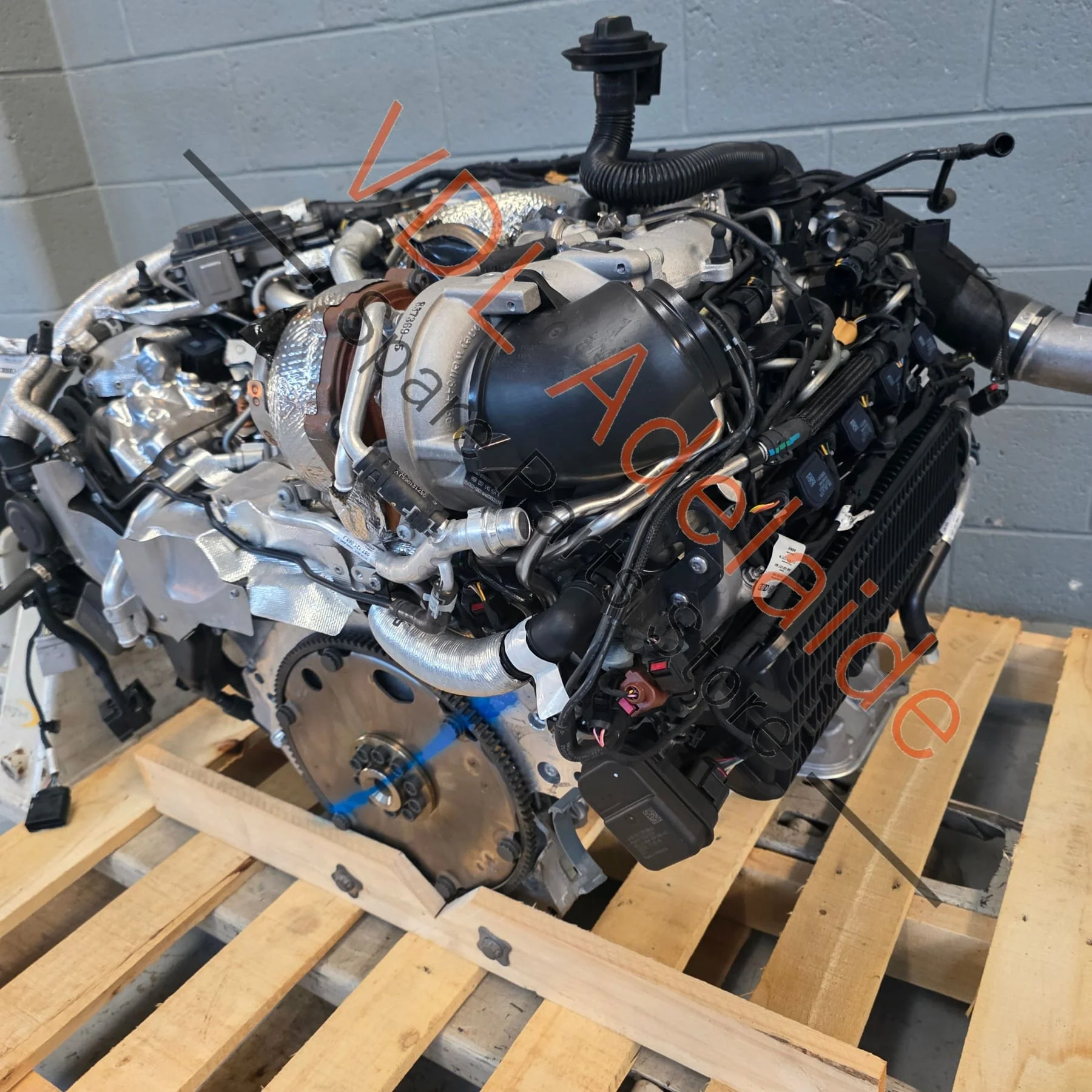 Bentley Bentayga Audi SQ7 4.0 V8 Engine CZAC 320kw Twin Turbo Complete Long Drop out Motor - Image 9