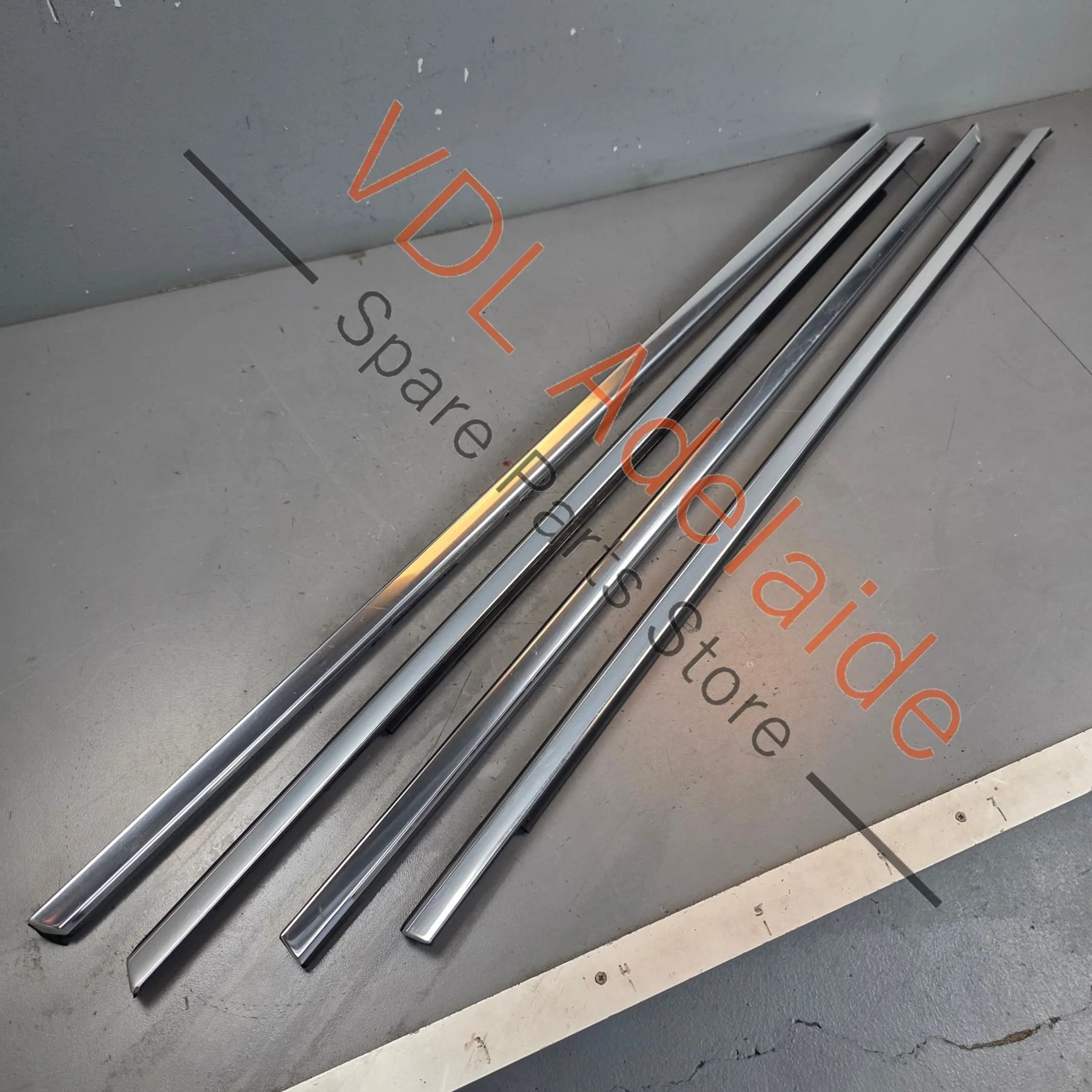 Bentley Bentayga 4V Door Trim Waistline Strip Chrome Rear Left Door 36A853081B - Image 8