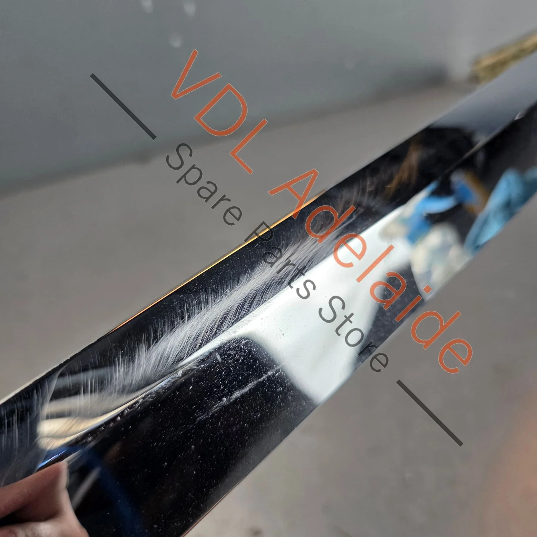 Bentley Bentayga Rear Bumper Left Chrome Trim Moulding 36A807917 - Image 5