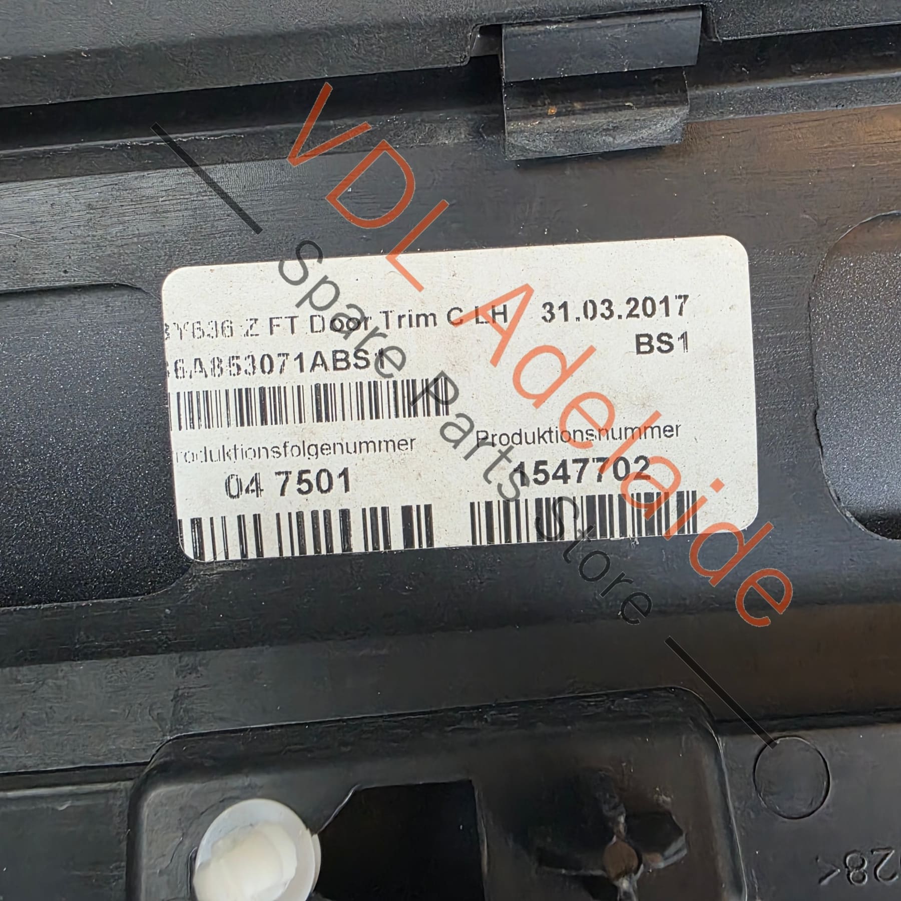 Bentley Bentayga 4V Front Left Exterior Door Molding with Chrome Insert 36A853053 36A853189 - Image 6