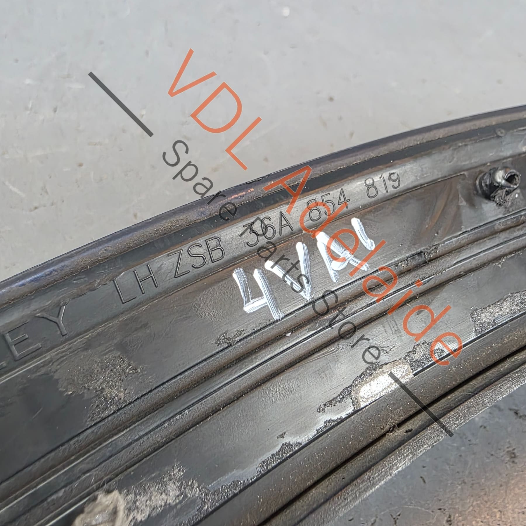 Bentley Bentayga 4V Left Rear Door Wheel Arch Flare Trim Molding 36A854819 36A854819A - Image 7