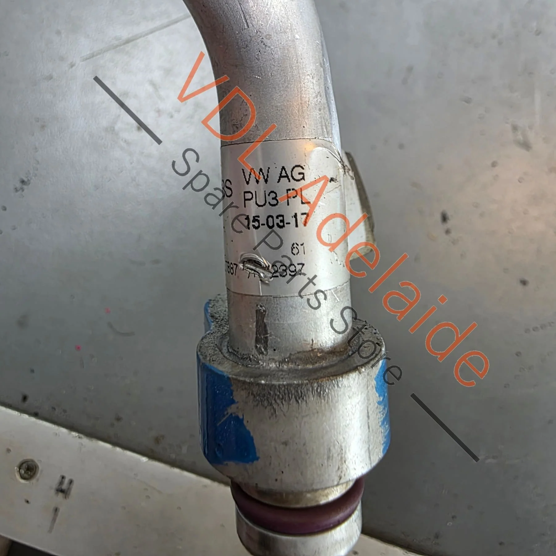 Audi Q7 Touareg CR Bentley Bentayga AC Refrigerant Hose Pipe 4M0816743BS - Image 7