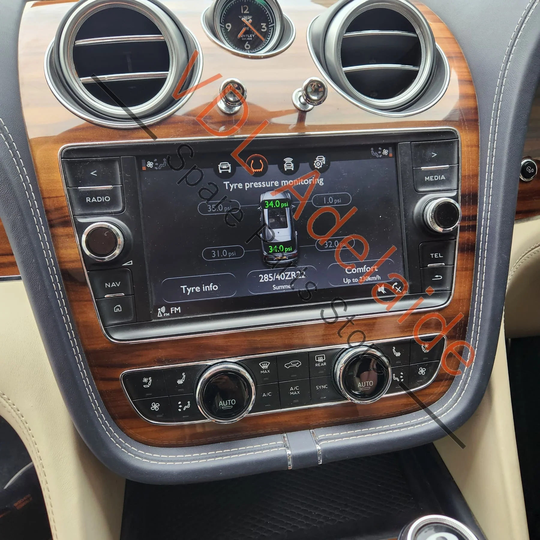 Bentley Bentayga Radio Touch Screen Display Panel 36A919606A - Image 10