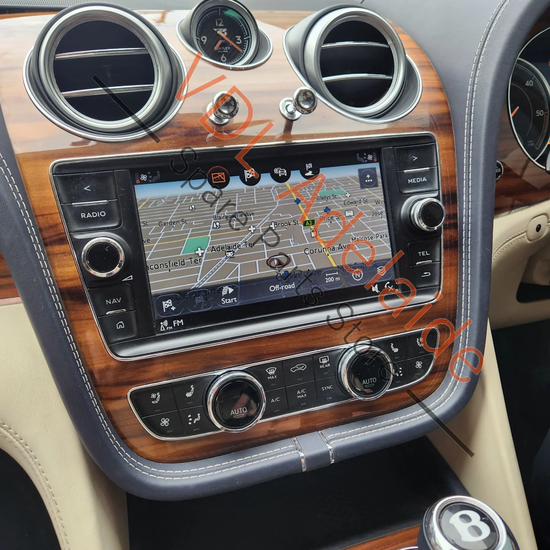 Bentley Bentayga Radio Touch Screen Display Panel 36A919606A - Image 2