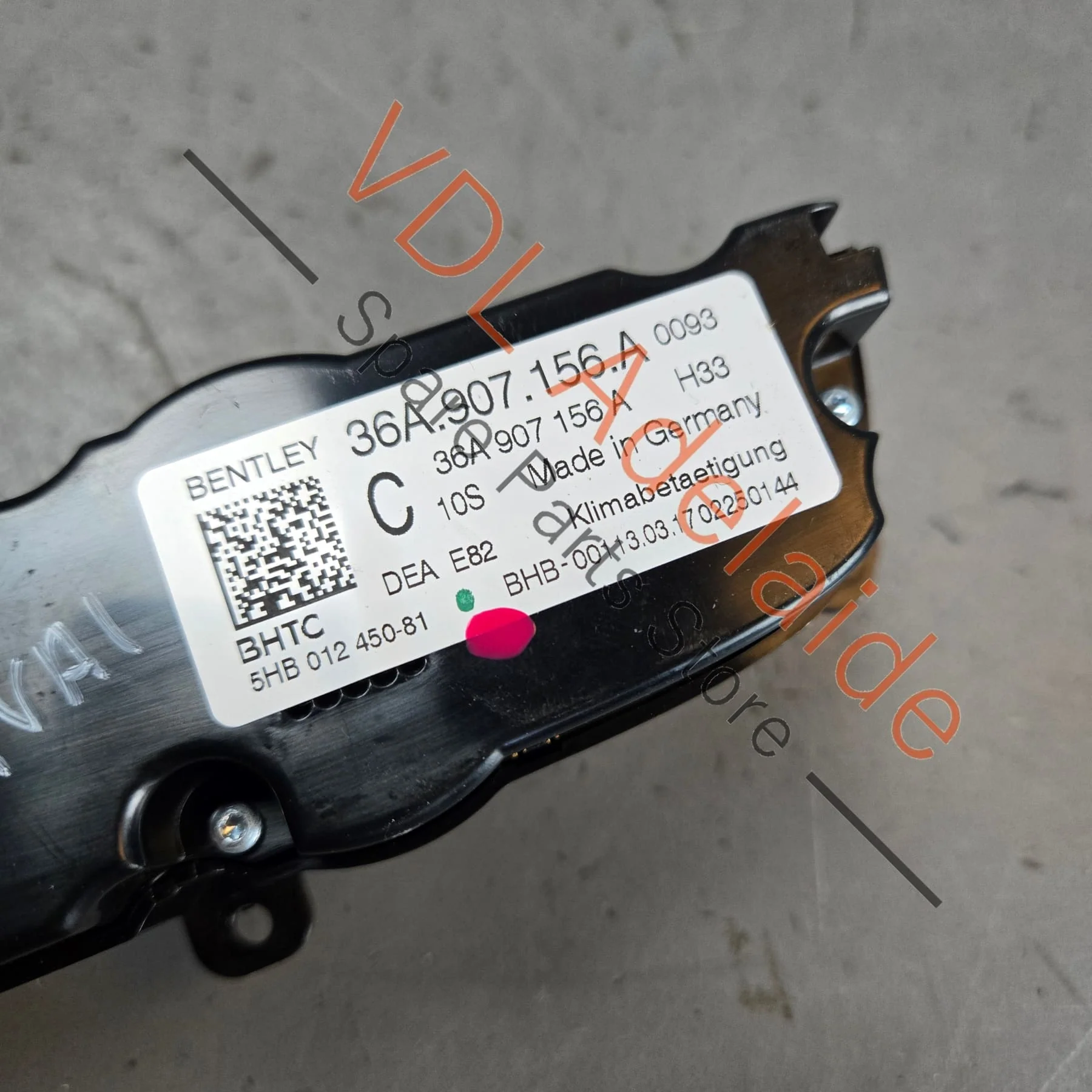 Bentley Bentayga Air Conditioning Climate Switch 36A907156A - Image 6