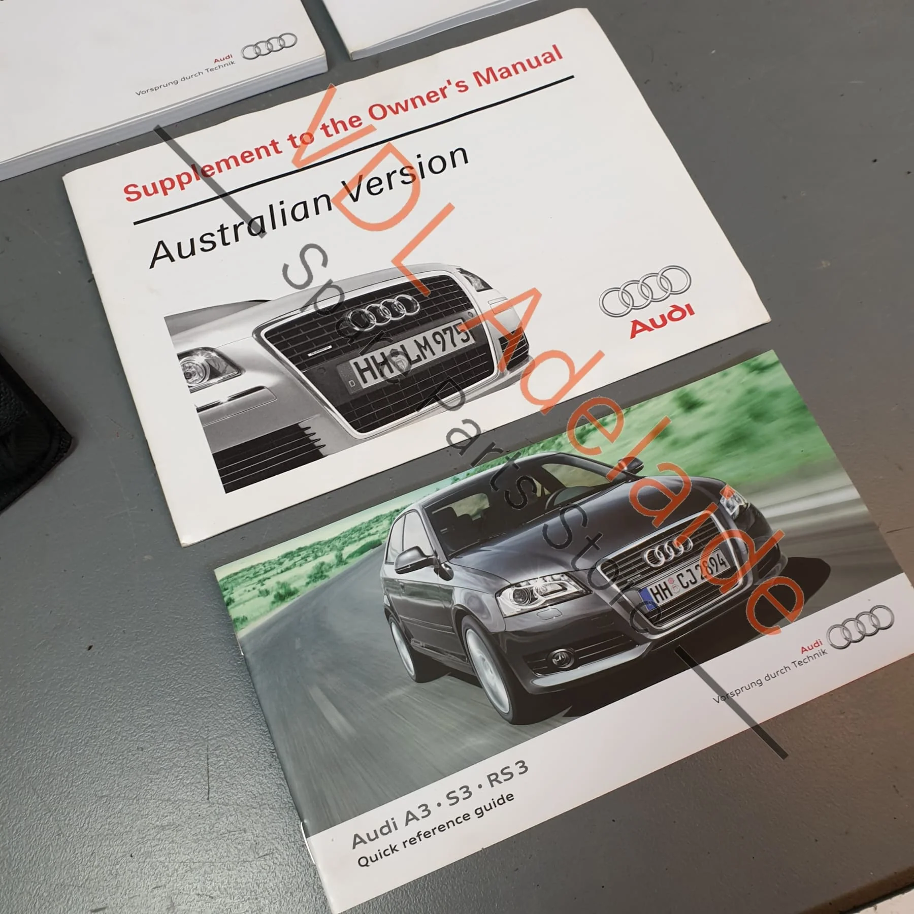 Audi S3 8P Set of Owners Books Manuals (no service book) - Image 8