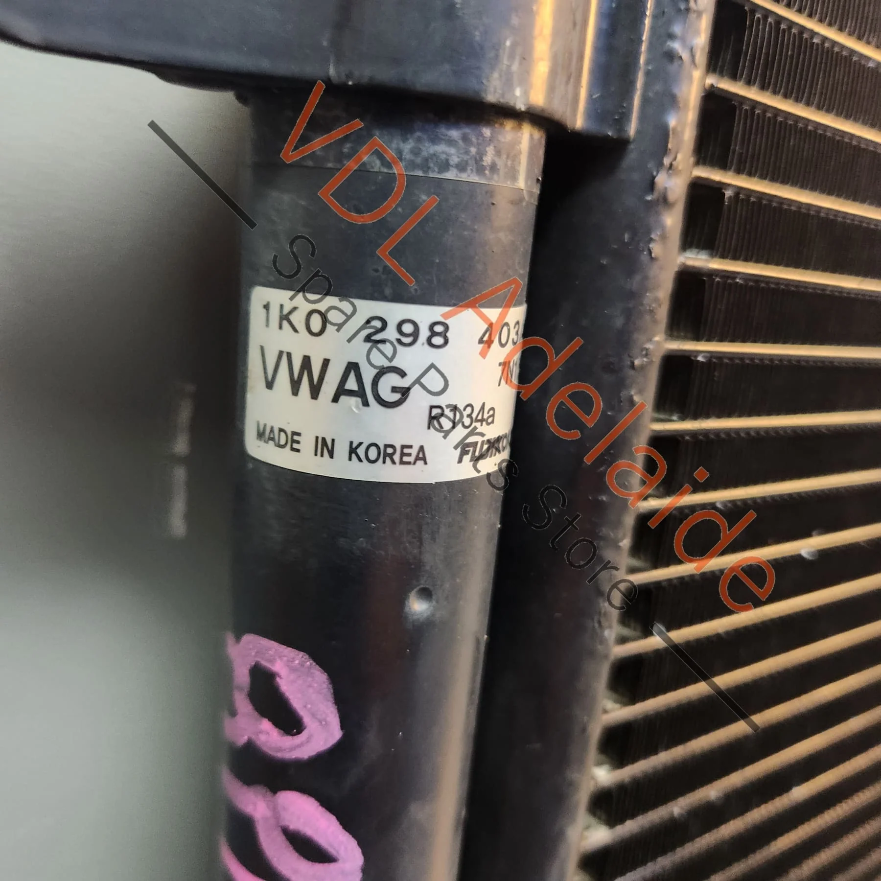 Audi S3 8P Volkswagen Golf Beetle Jetta AC Air Conditioning Condenser 1K0820411AK - Image 2