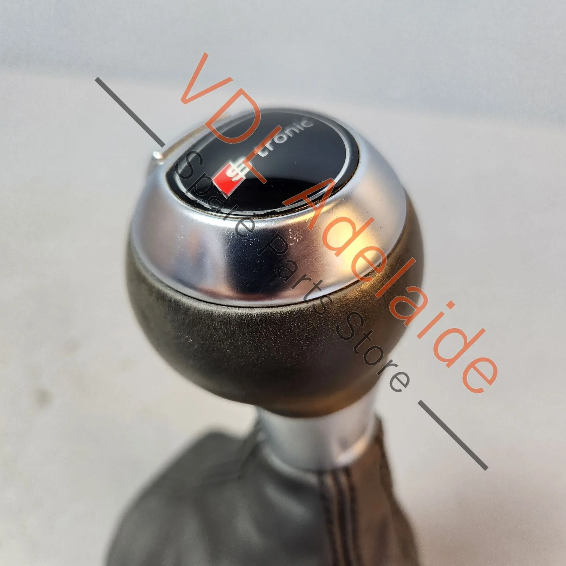 Audi A3 S3 Gear Selector Knob Shift Boot Black Leather 8P2713139 - Image 6