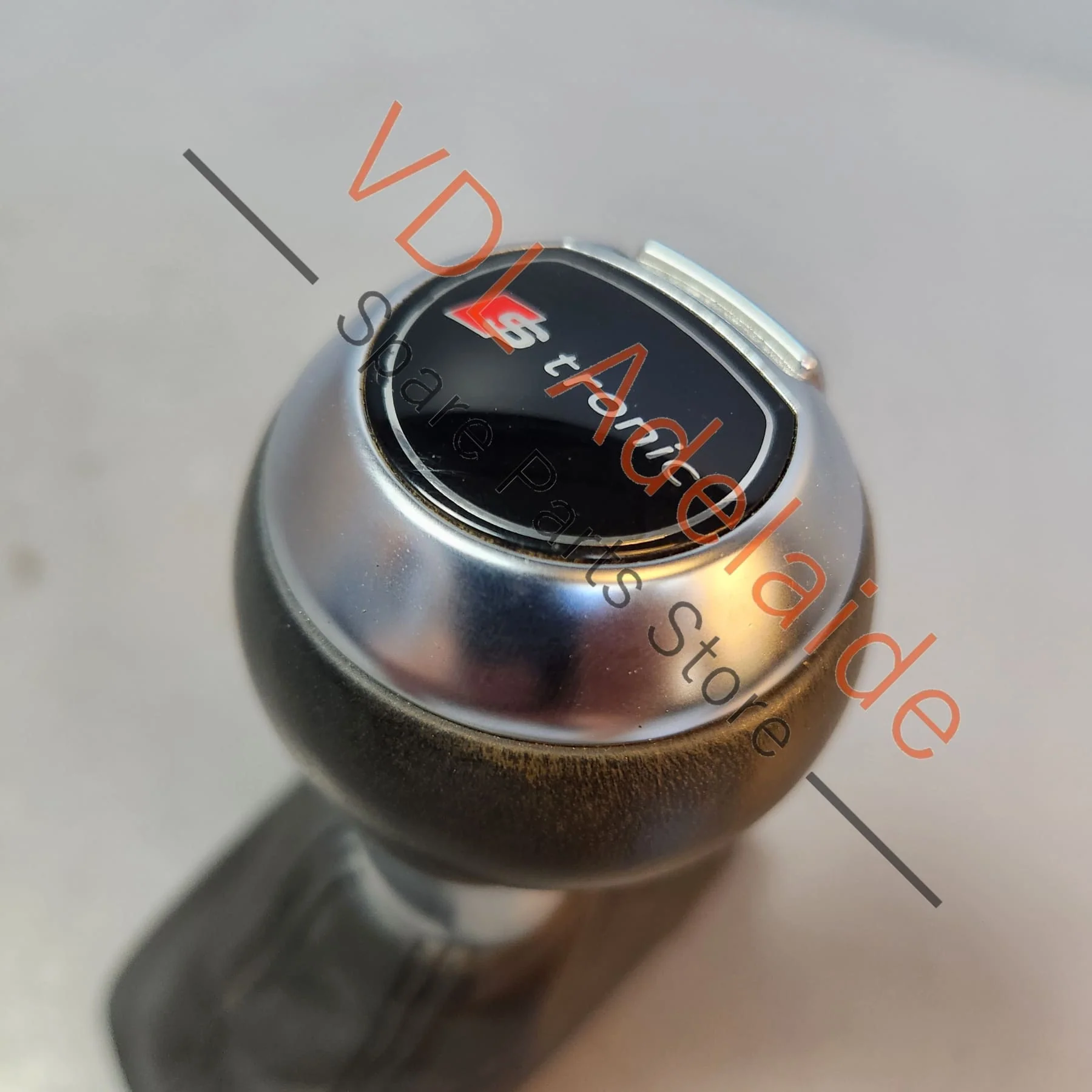 Audi A3 S3 Gear Selector Knob Shift Boot Black Leather 8P2713139 - Image 7