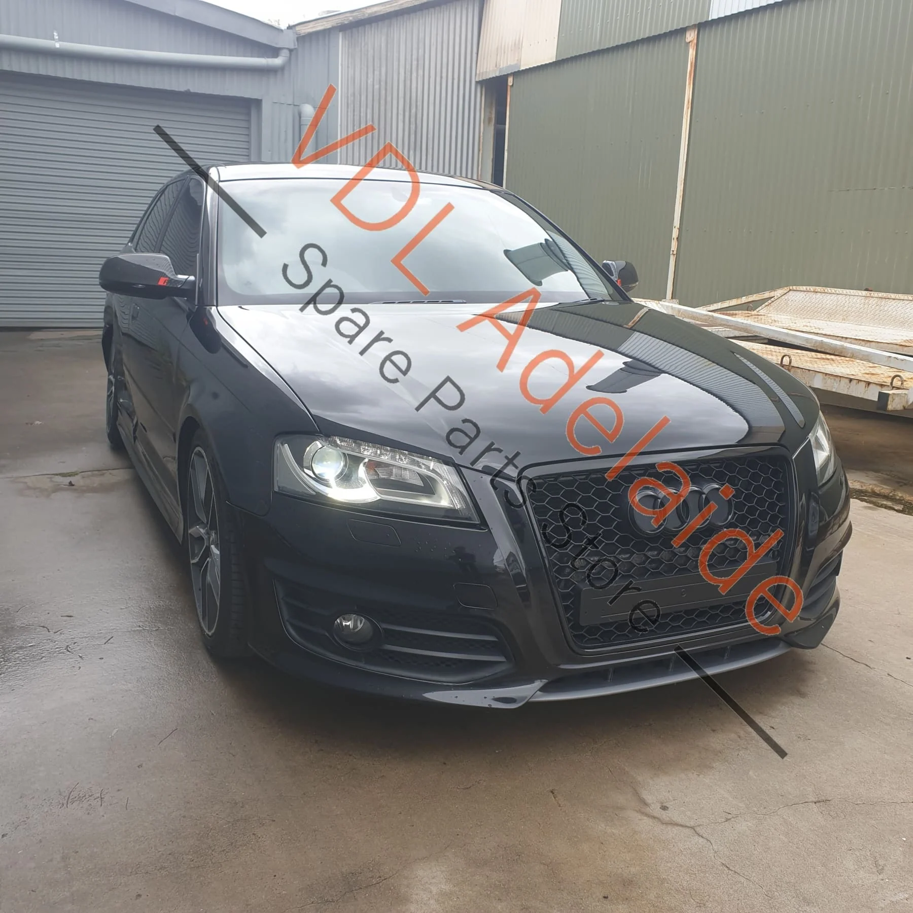 Audi A3 8P Interior Centre Gear Selector Trim Cover Nut Tree Brown Wood Grain 8P0864261A 1WV - Image 3