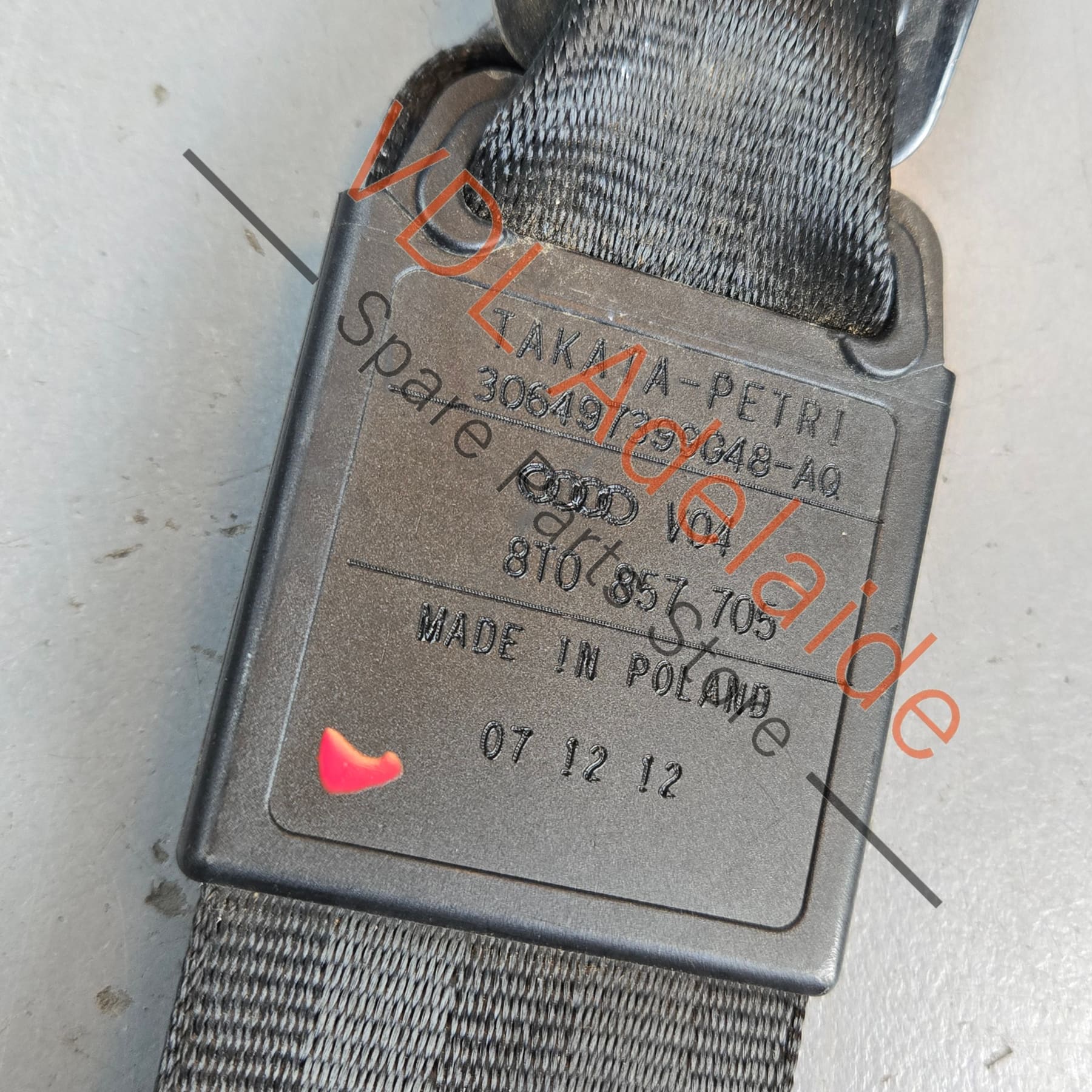 Audi A5 S5 RS5 Front Seatbelt 8T0857705 - Image 14