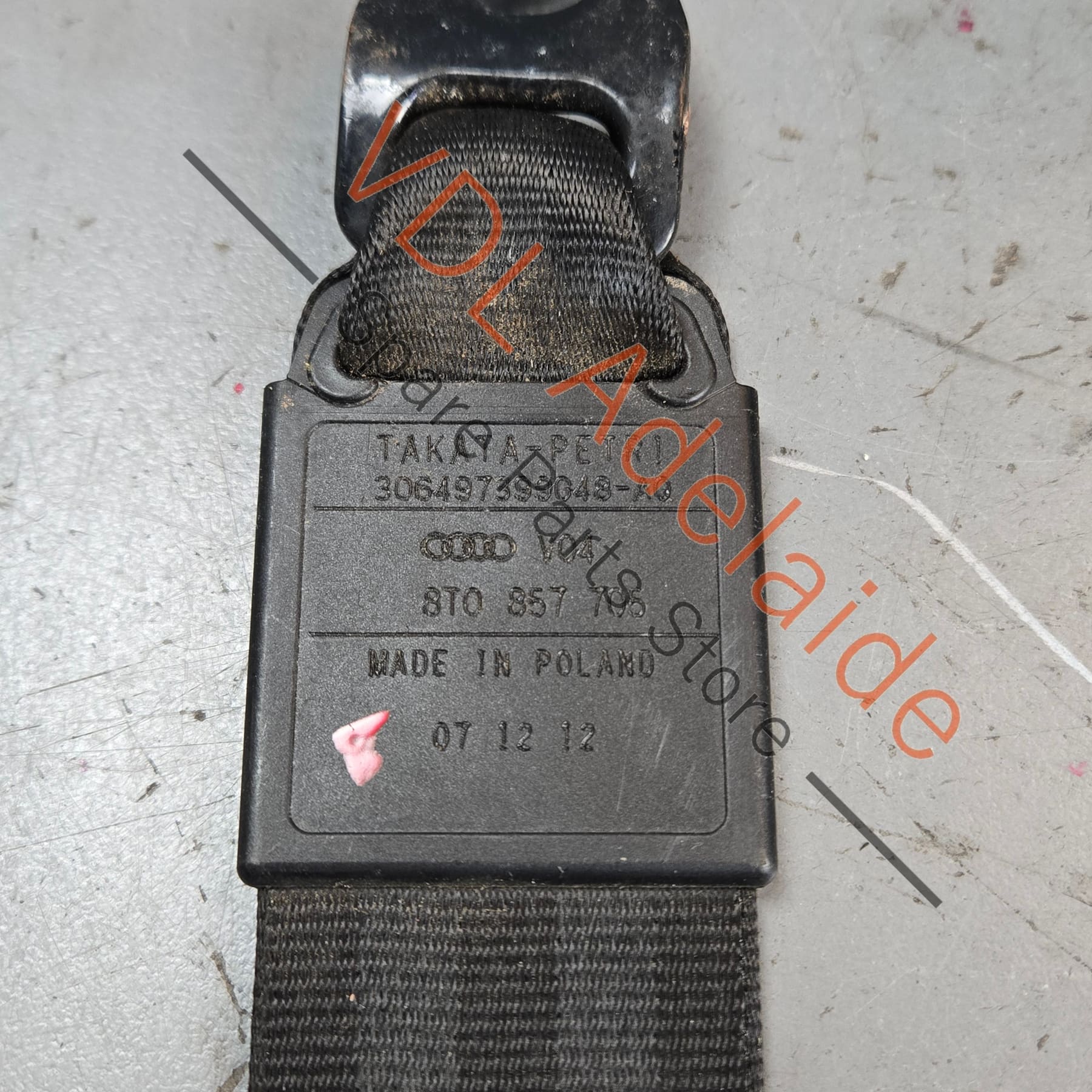 Audi A5 S5 RS5 Front Seatbelt 8T0857705 - Image 7