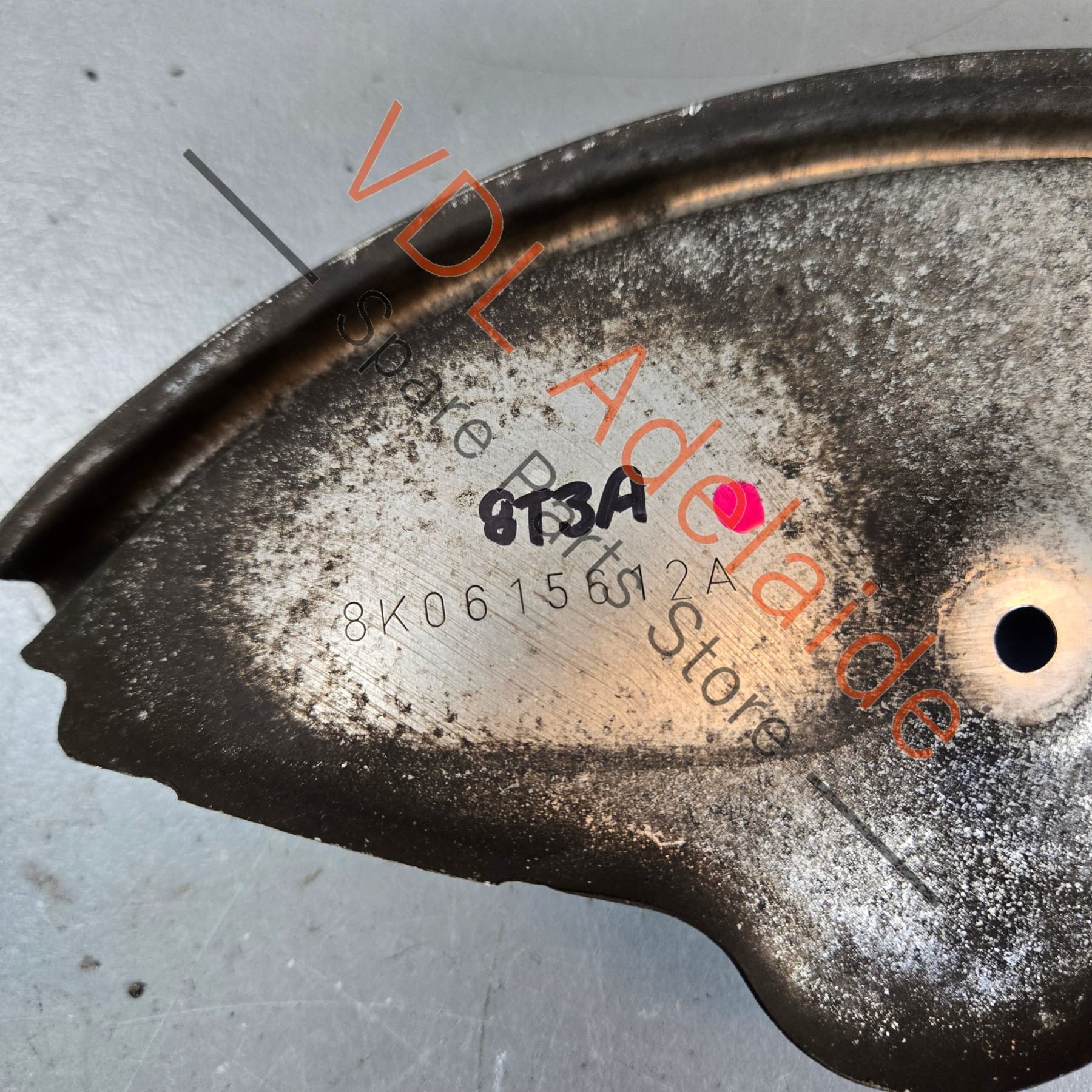 Audi RS5 Rear Brake Rotor Dust Covers 8K0615612A 8K0615611A - Image 3