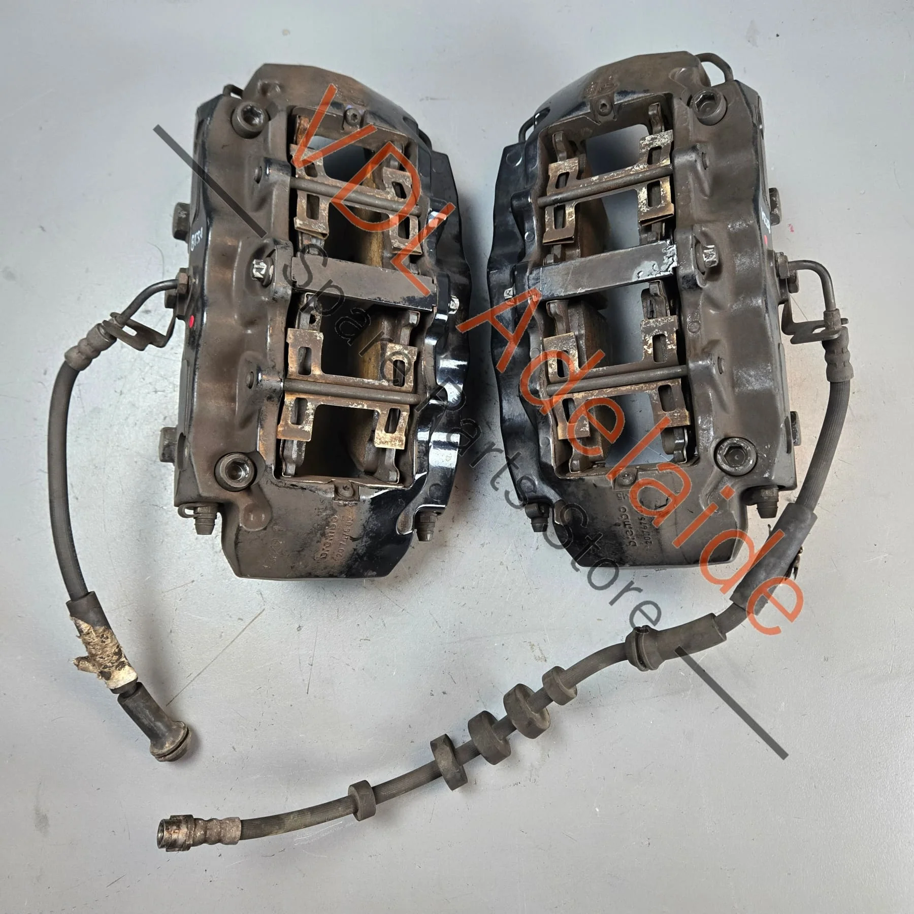 Audi R8 RS4 RS5 8 Piston Front Brake Caliper Pair for 365 x 34mm rotor 8T0615107 8T0615108 - Image 3