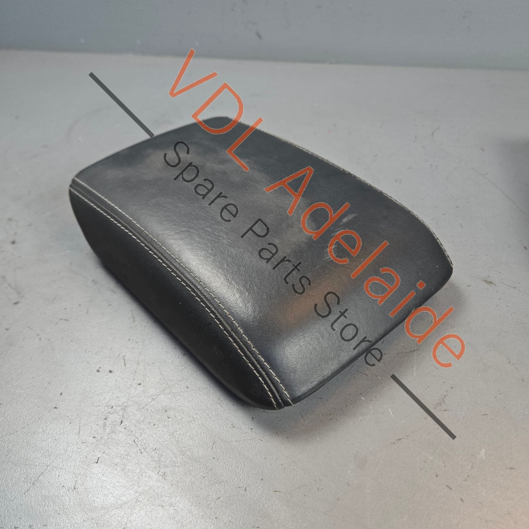 Audi RS5 Centre Middle Arm Rest 8K0864207H WJC Black Leather Grey Stitch