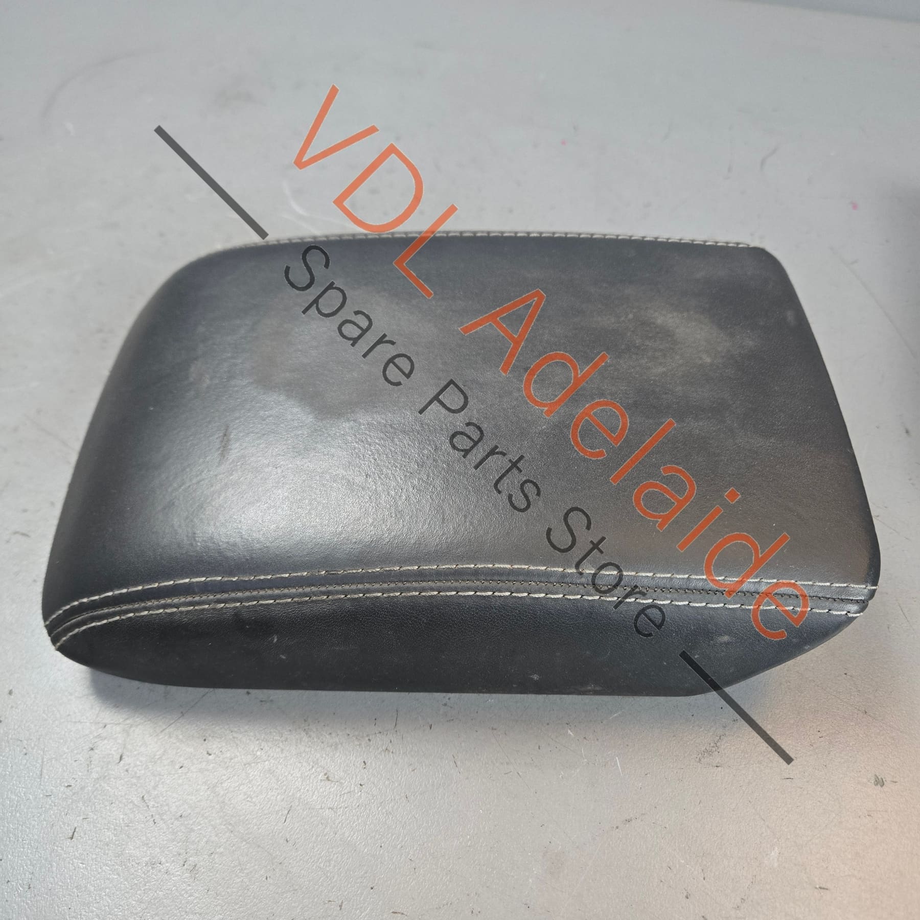 Audi RS5 Centre Middle Arm Rest 8K0864207H WJC Black Leather Grey Stitch - Image 2