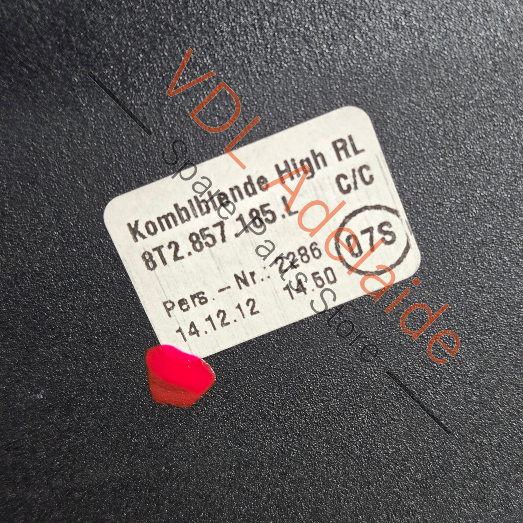 Audi A5 S5 RS5 Centre Dashboard Trim Gloss Black 8T2857185AE V58 - Image 7