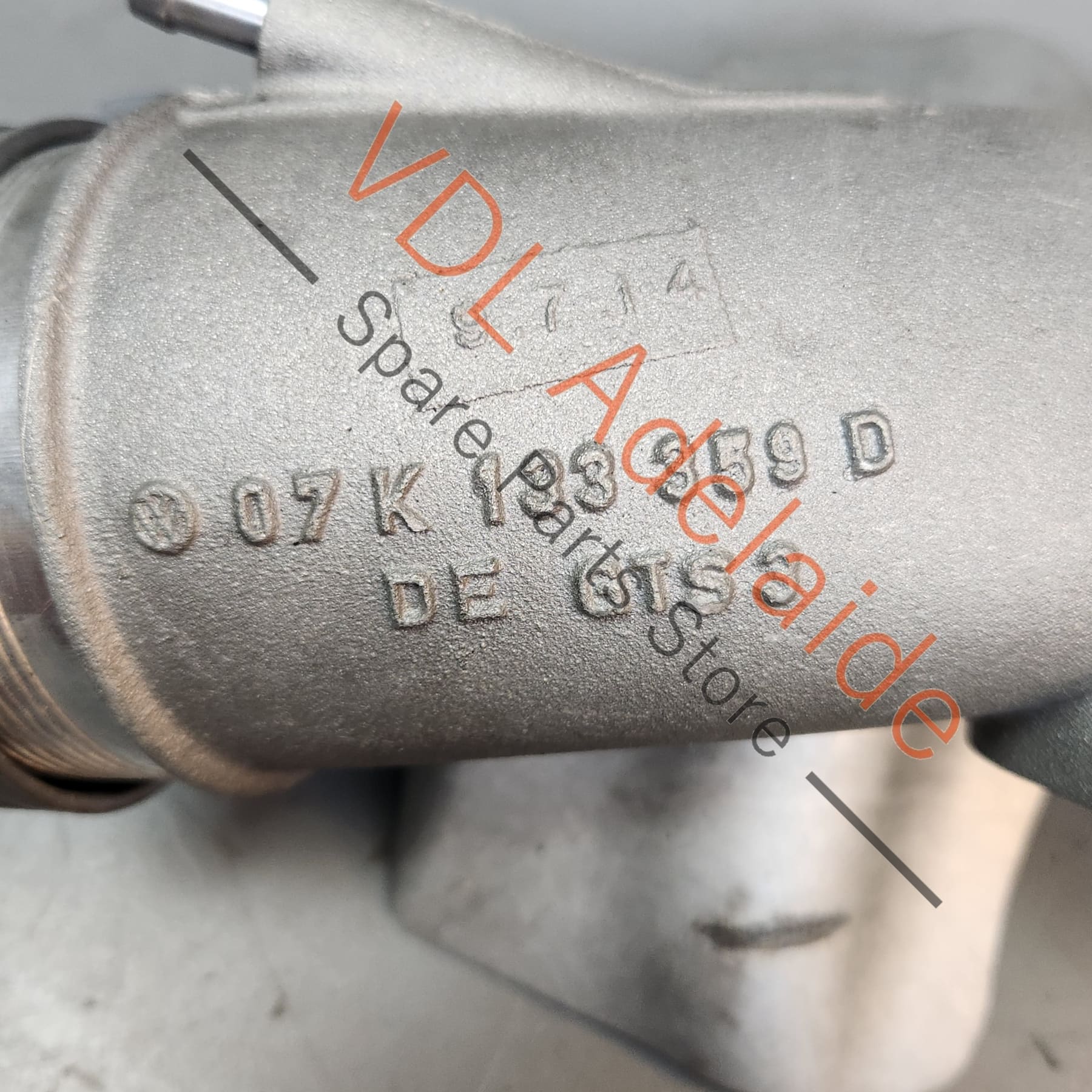 Audi RS3 CZGB Alloy Inlet Manifold Pipe 07K133359D - Image 3