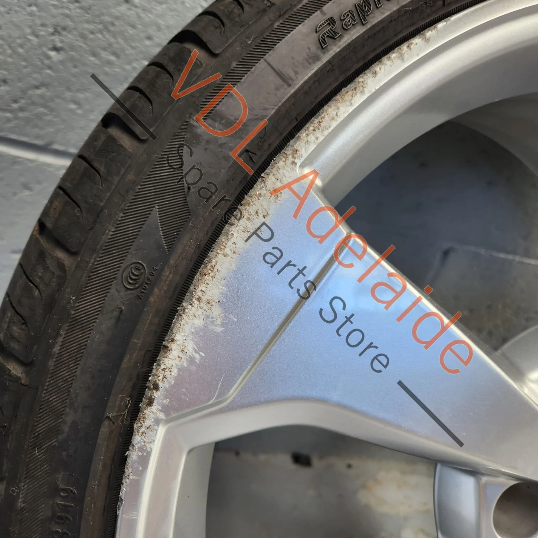 Genuine Audi 8V S3 RS3 5 Spoke 19 x 8 ET49 Rotor Design Alloy Wheel with Tyre #02 8V0601025CE - Image 4