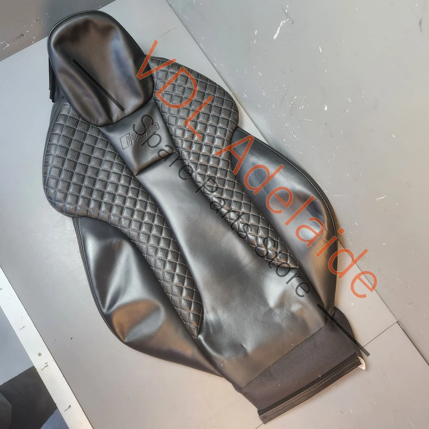 Audi RS3 8V Front Left Seat Backrest Cover Leather Trim for Back