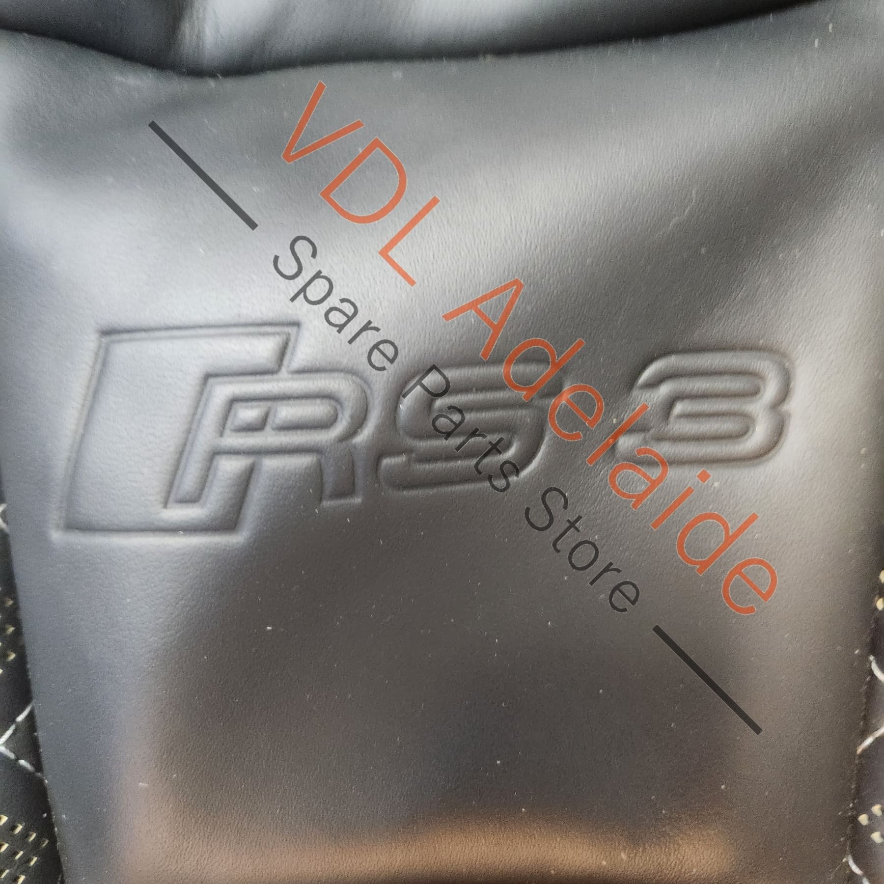 Audi RS3 8V Front Left Seat Backrest Cover Leather Trim for Back - Image 2