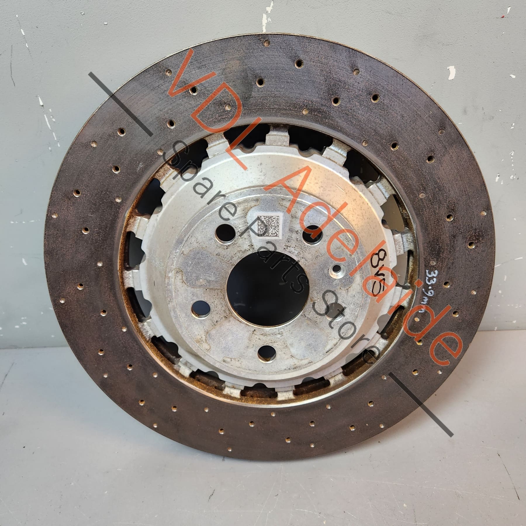1x Genuine Audi RS3 8V Brembo Front Brake Disc Rotor 370 x 34 mm 8V0615301S - Image 7