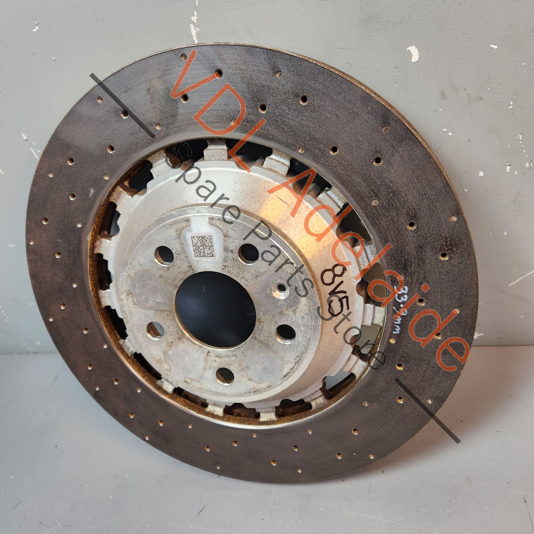 1x Genuine Audi RS3 8V Brembo Front Brake Disc Rotor 370 x 34 mm 8V0615301S - Image 8