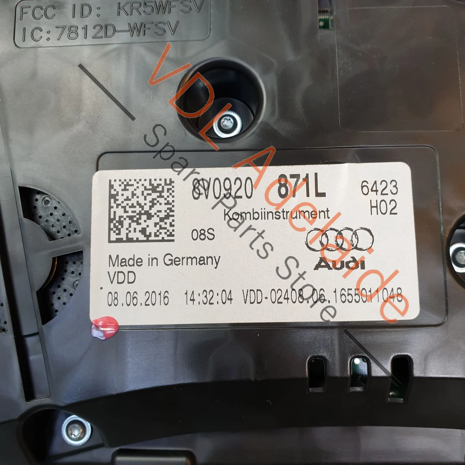 Audi RS3 8V Combi-Instrument Speedo Dash Cluster Display kph 8V0920871L - Image 8