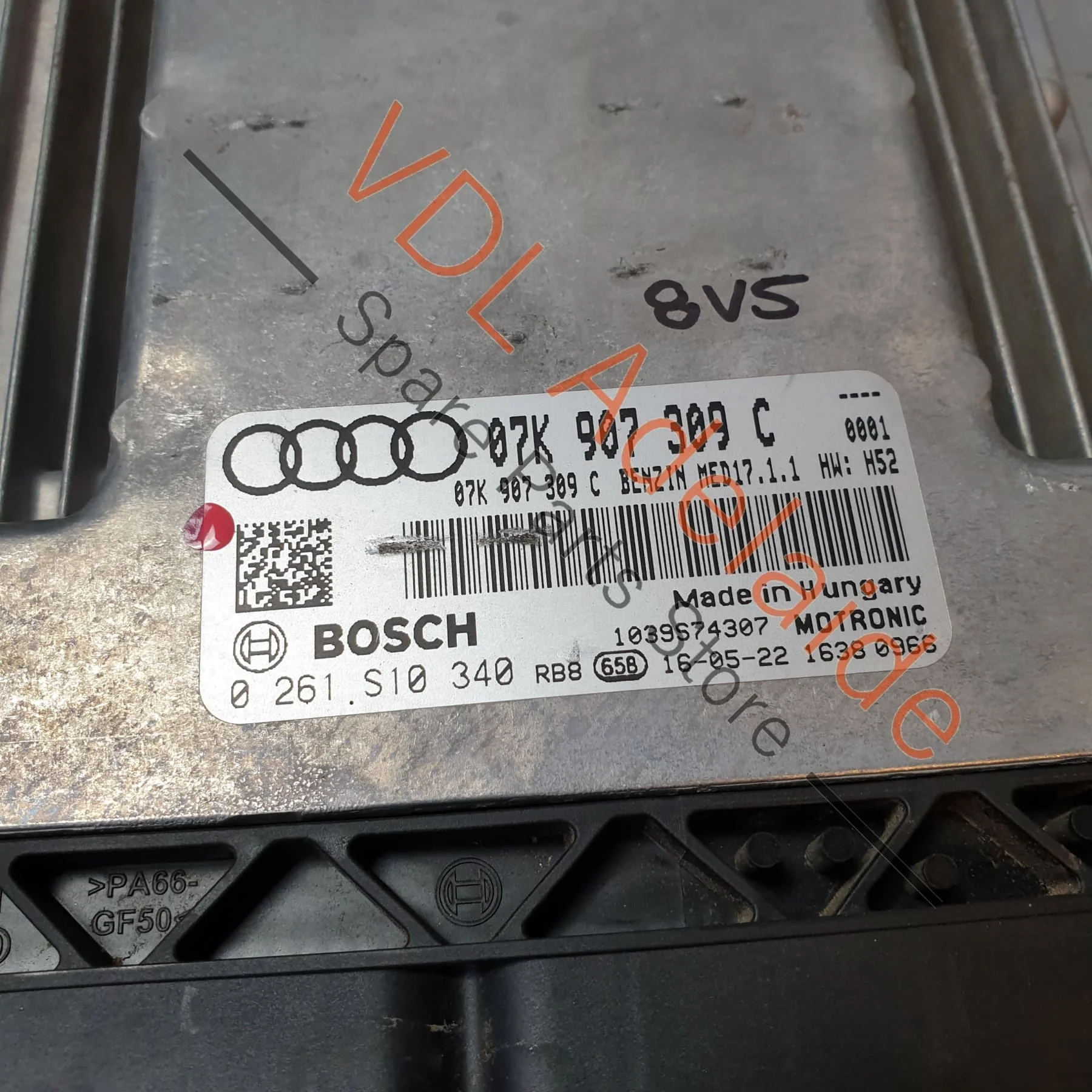 Audi RS3 8V Control Unit for 2.5L CZGB Petrol Engine ECU 8V0907404 - Image 7