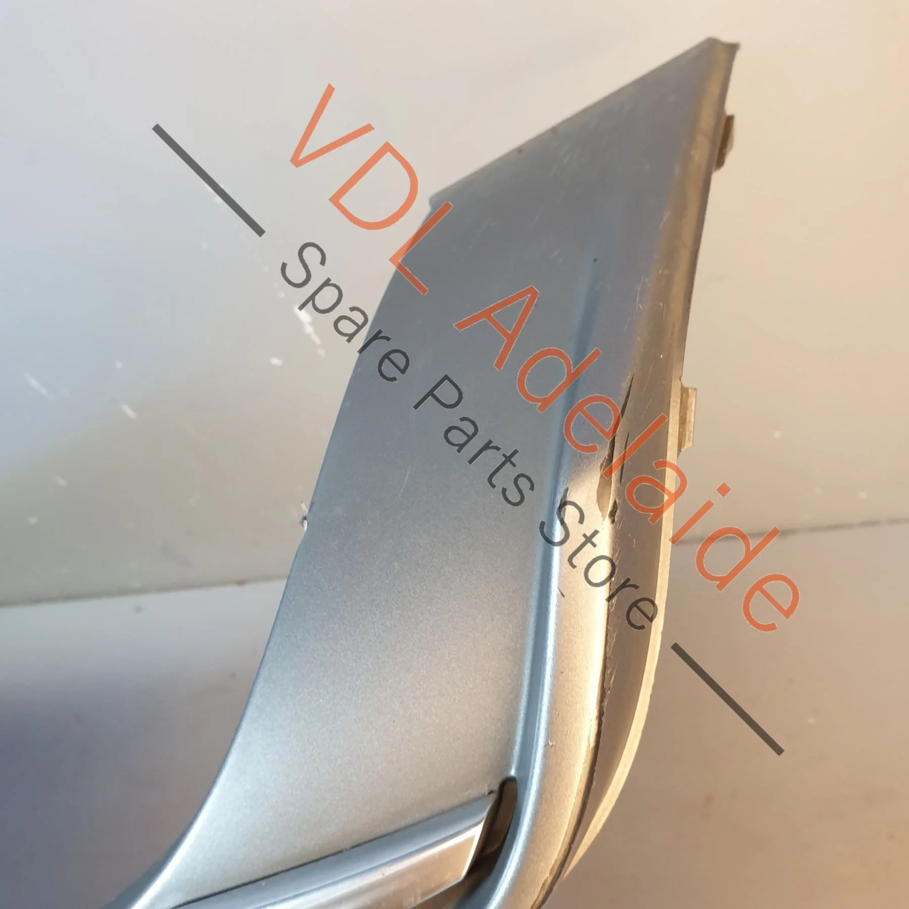 Audi S3 Cabrio Rear Bumper Lower Diffuser Spoiler Exhaust Trim 8V5807521H 1RR Platinum grey/chrome - Image 7