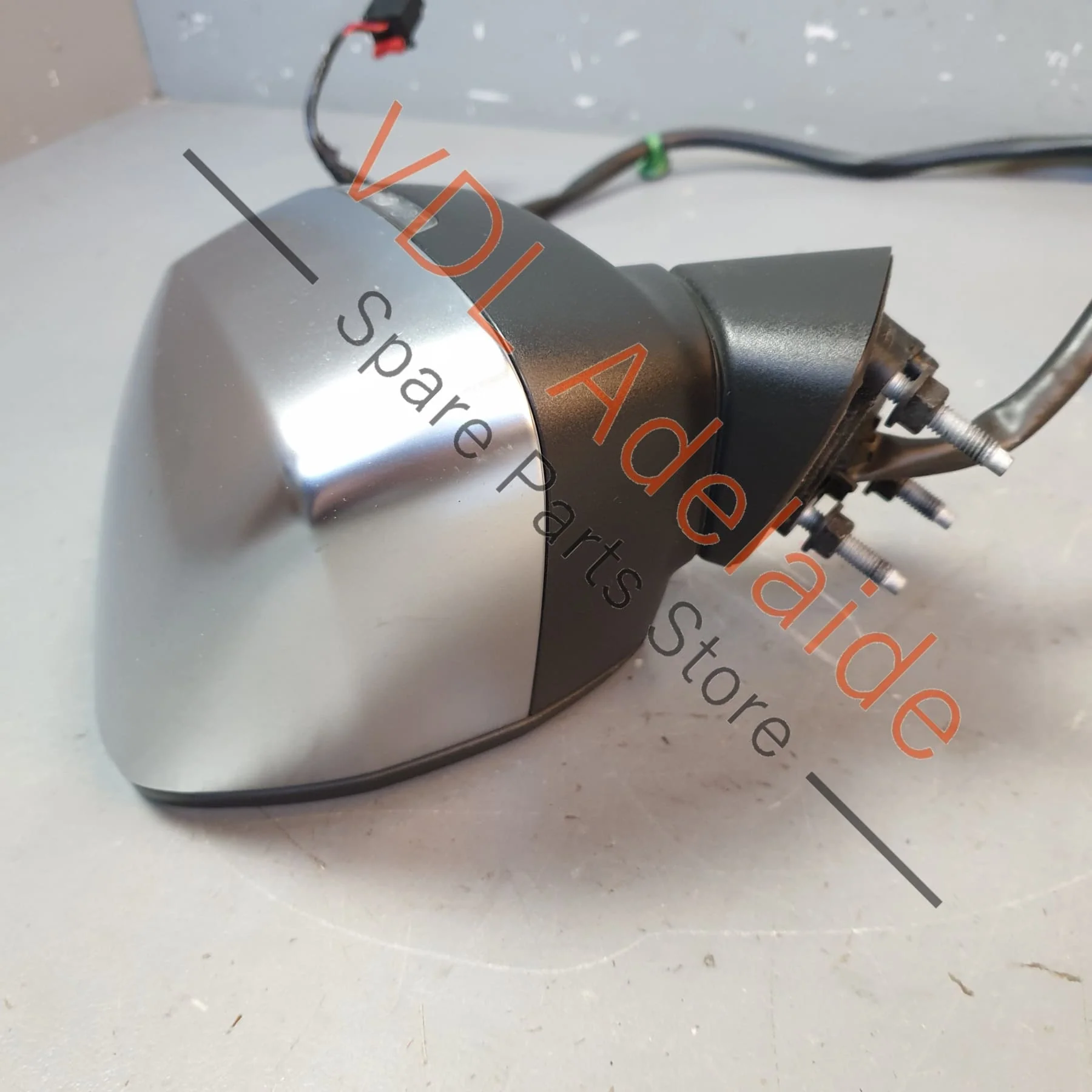 Audi S3 8V Left Side Exterior Wing Mirror w Lane Change Assist Aluminium Chrome Finish - Image 8