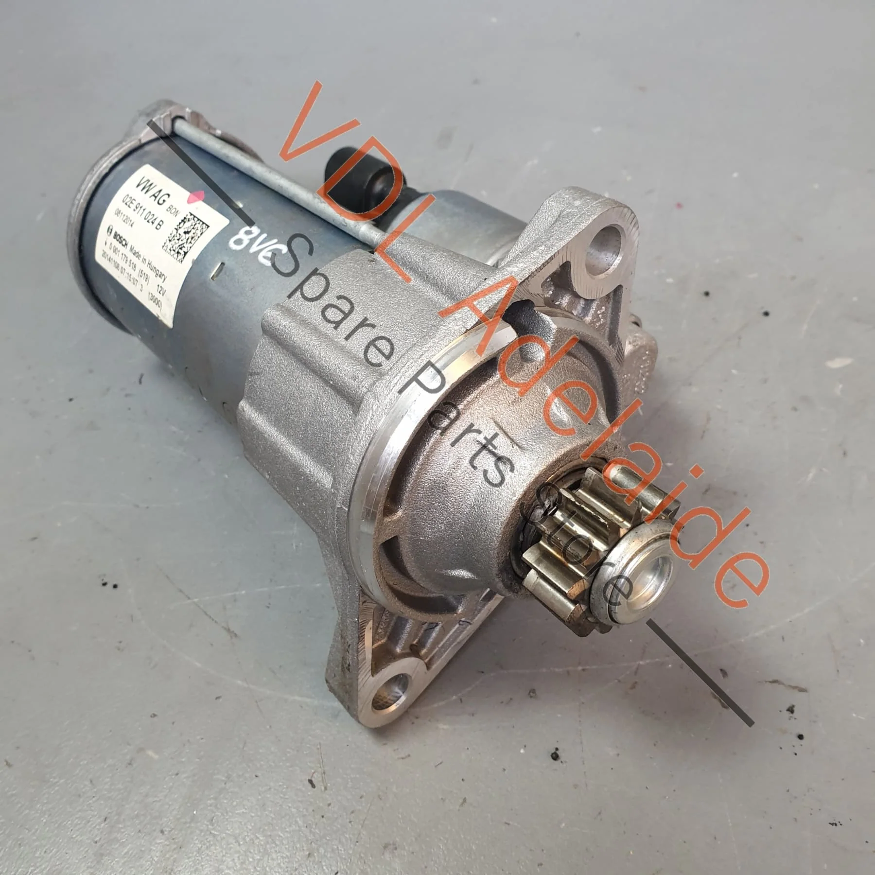 Genuine OEM Audi Volkswagen VW Starter Motor Bosch 02E911024B - Image 4